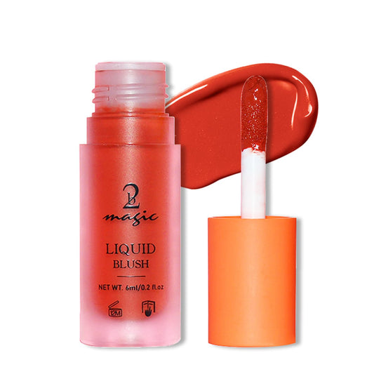 Liquid Blush, Long-lasting & Blendable Liquid Blush for High-Pigment Color, Achieve a Soft, Dewy, Healthy Natural Finish (09-Blood Orange, 0.2 Ounce)