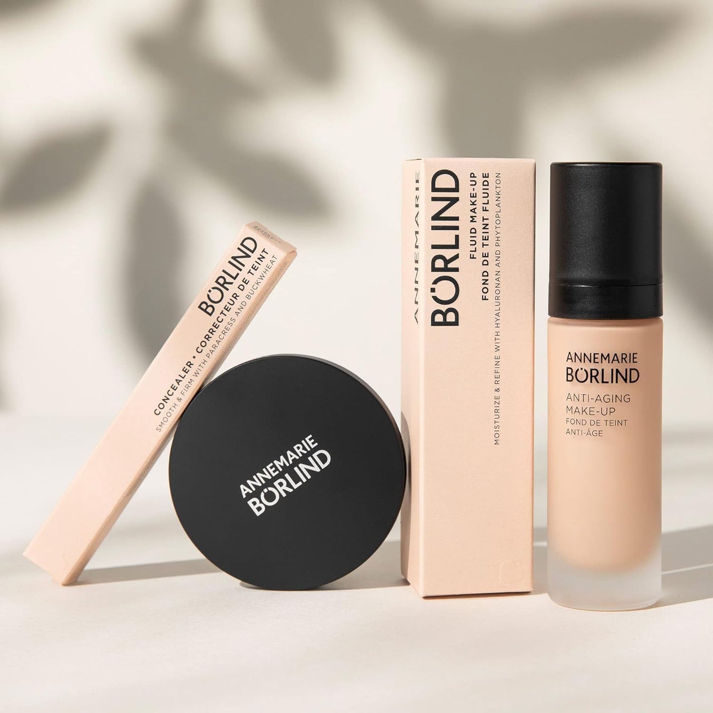 ANNEMARIE BÖRLIND - ANTI-AGING MAKE UP - beige - smoothing, lifting & refining foundation, with natural ingredients, high coverage, 1.01 Fl. Oz.