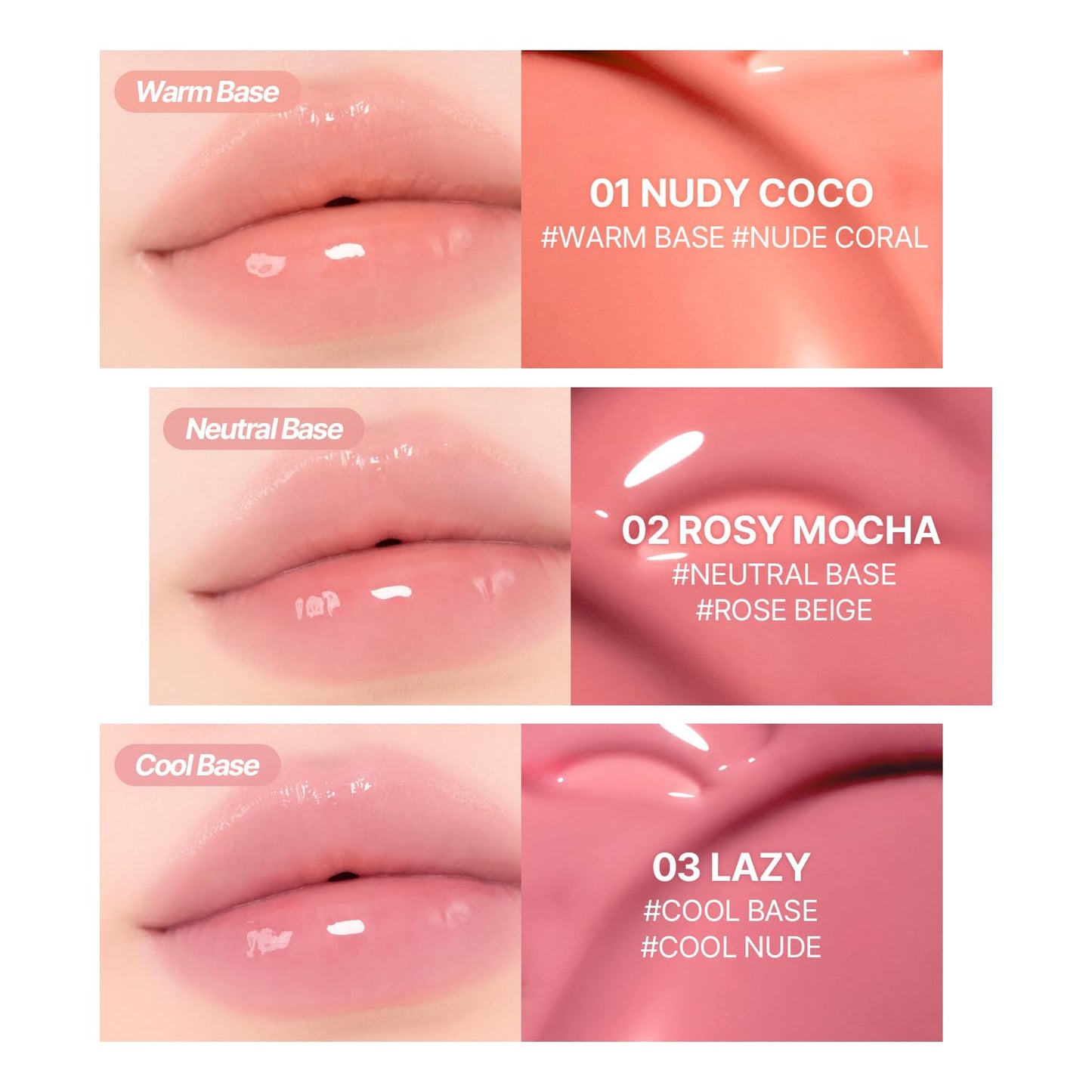 2aN Glaze Bouncing Tint – Lightweight, Moisturizing Lip Tint with High-Shine Finish, Smooth, Light Plumping, Comfortable Wear, Korean Makeup (Cherry Bite, 0.16 oz)