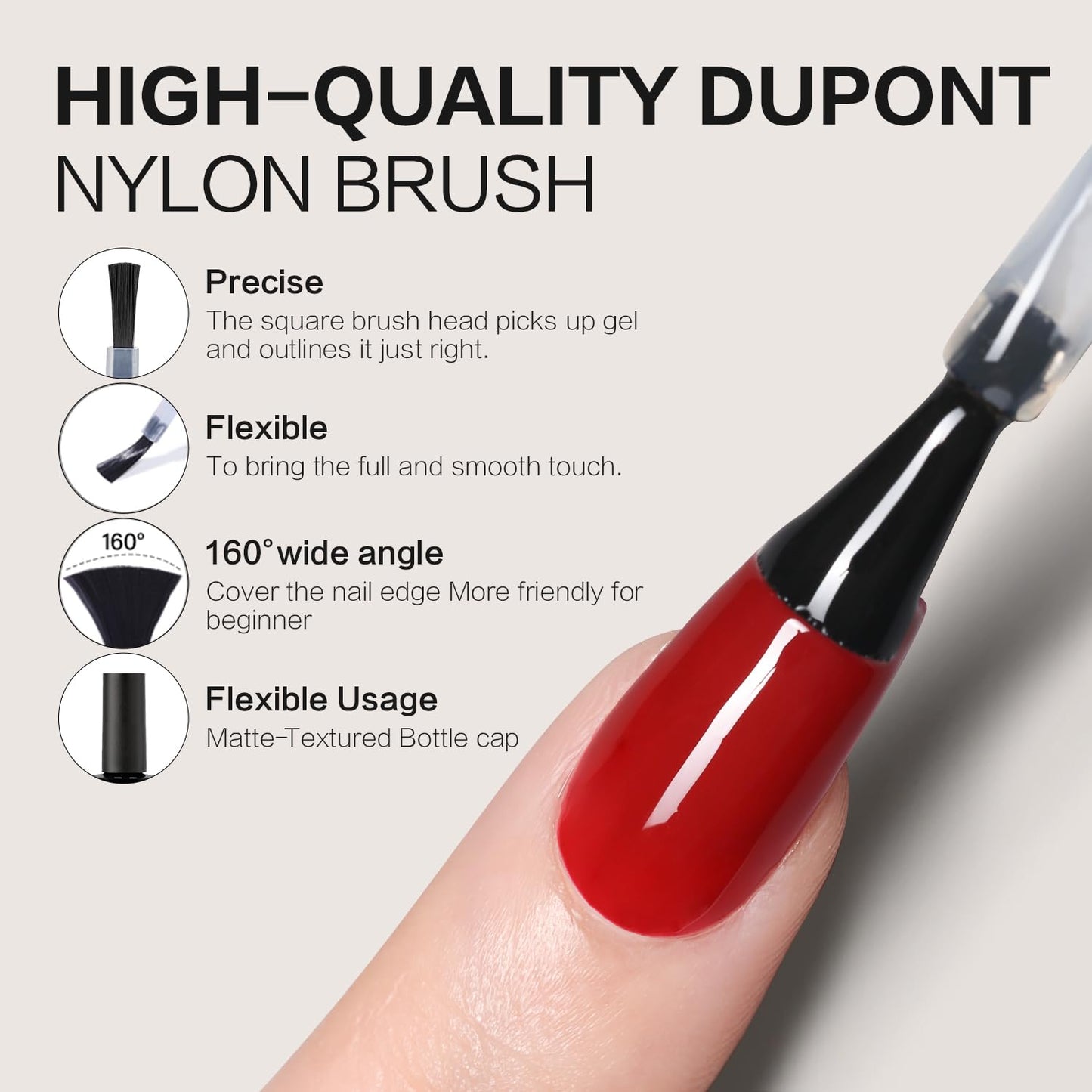 CurvLife 15ml No Wipe Top Coat Clear Glossy Gel Tips Base and 15ml Top Coat Set Soak off UV LED Drying Long Lasting Shiny nail gel polish