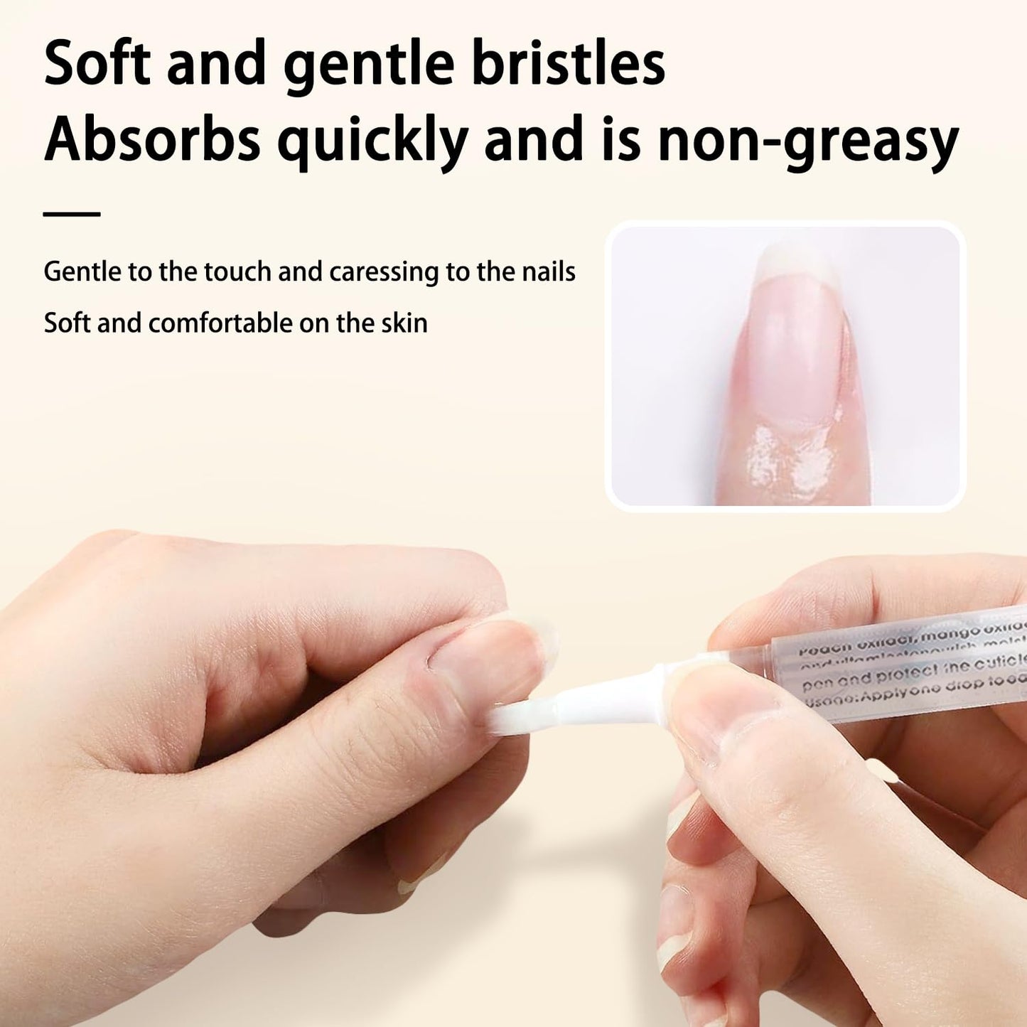 2pcs Cuticle Oil Pen Nourishing for Nails Hydrating Nail Cuticle Oil Pen and Cuticles Moisturizing Nail Care Products (Honey and Olive)