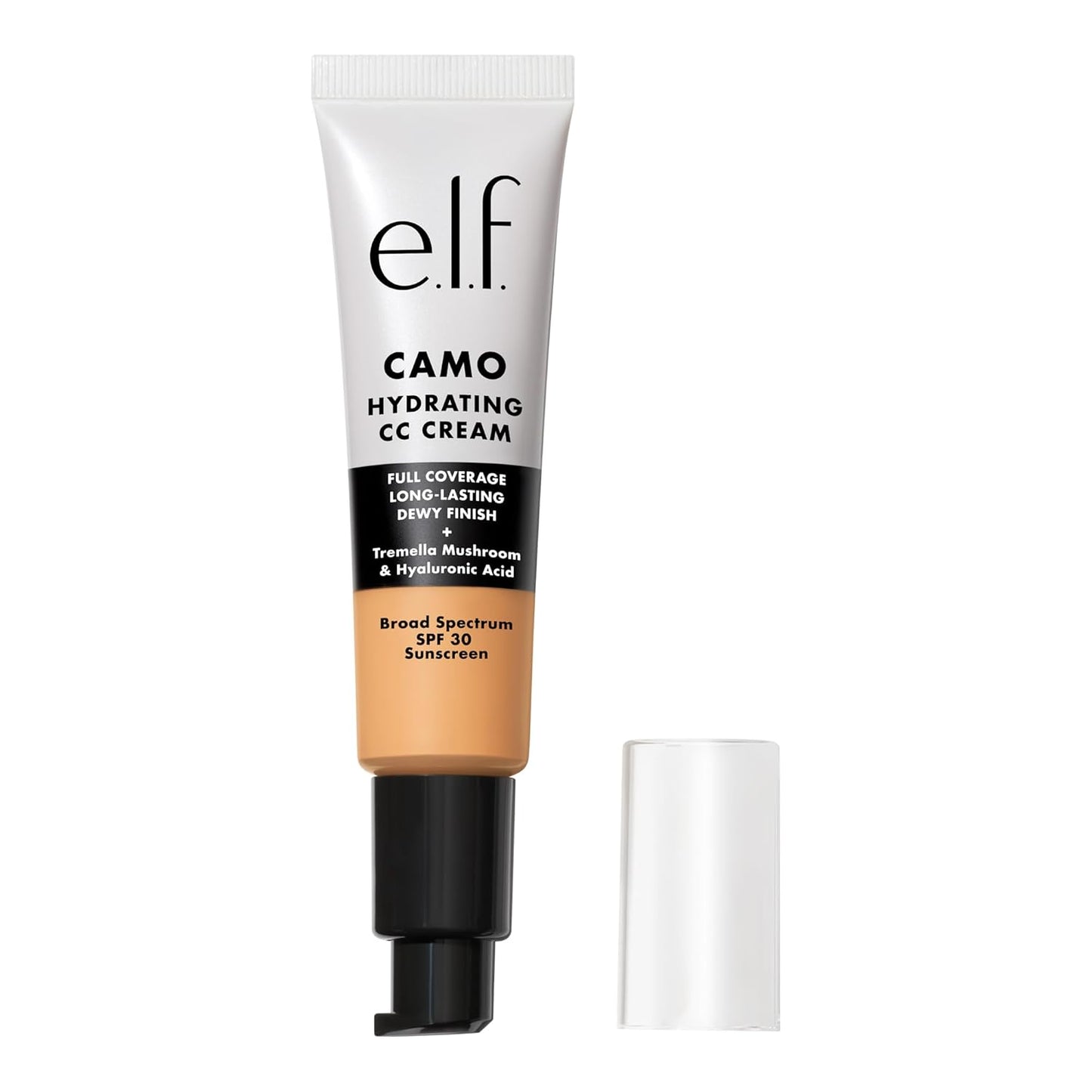 e.l.f. Hydrating Camo CC Cream, SPF 30, Color Correcting Full Coverage Foundation For A Dewy Finish, Vegan & Cruelty-Free, Medium 310 C