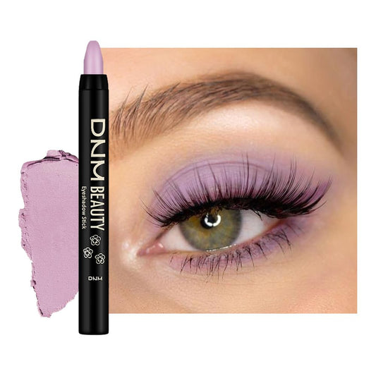 Lavender Purple Matte Cream Eye Shadow Stick Makeup for Women, Matte Eyeliner Pencil Eyeshadow Brightener Stick for Eyes, Waterproof Eyeshadow Applicator Blendable sombras para ojos 69#