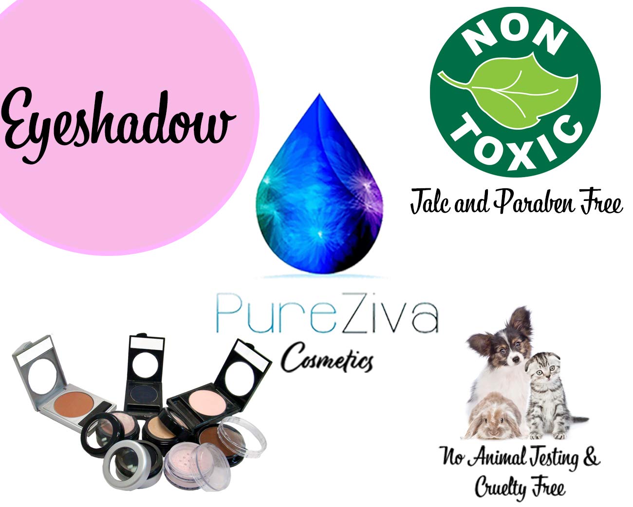 Antique Gold Carmel Bronze Shimmer Pressed Powder Single Vegan Eyeshadow; Talc, Paraben & Cruelty Free