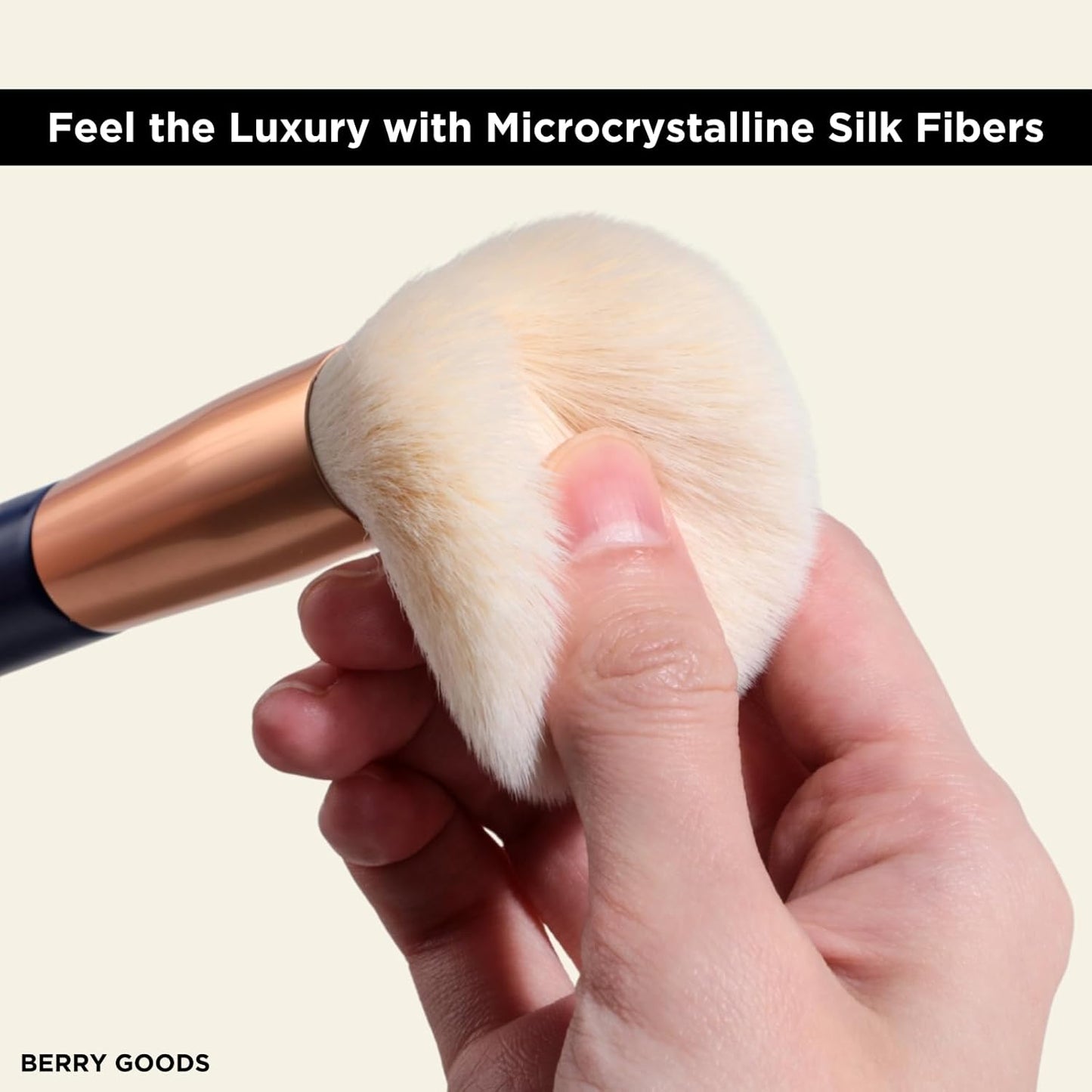 BERRY Blue Premium Makeup Brush Set – 12-Piece Professional Ultra-Soft Synthetic Brushes for Face & Eyes | Foundation, Powder, Blush, Concealer, Eyeshadow – Vegan, Cruelty-Free, Numbered, Travel Case