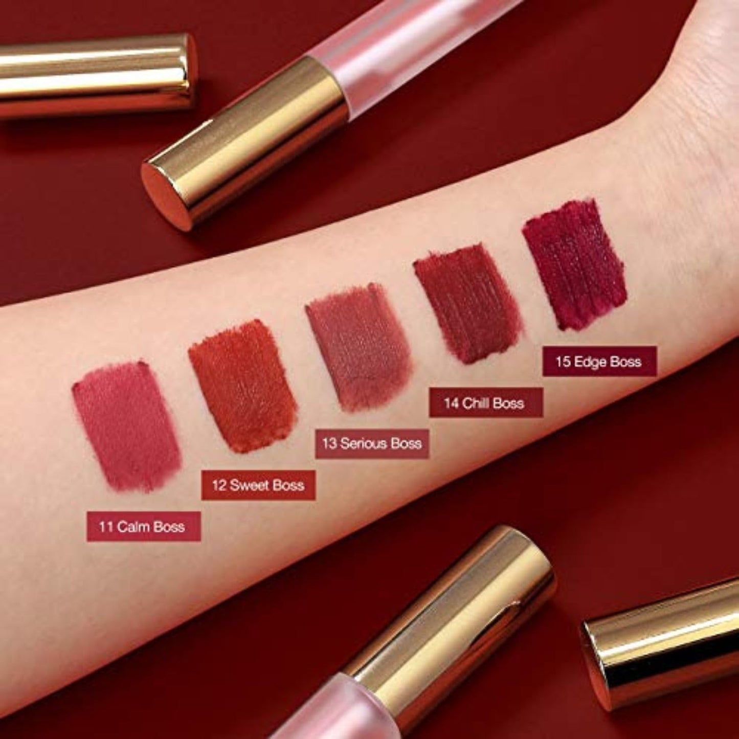 BBIA Last Velvet Lip Tint - Soft & Creamy Matte Finish Lip Stain, Blur Effect with Velvety Texture, Long-Lasting, High Pigment, Lightweight, Non-Drying, Korean Lip Makeup (12 SWEET BOSS)