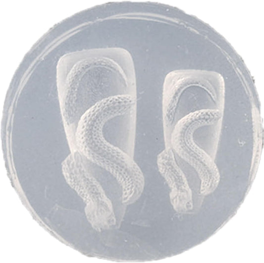 Dragon/Snake Silicone Nail Stamping Plates and Carving Molds,DIY Nail Art Tools for Manicure Pedicure,Reusable Stamping Molds, Hand/Foot Nail Care Accessories,3D Nail Design Art Kit