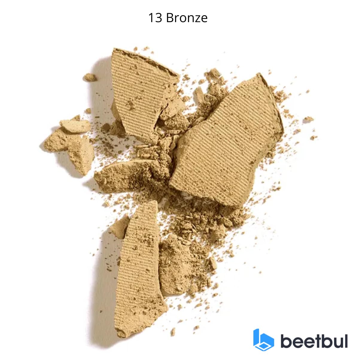 Beetbul Makeup & Exfoliation Kit - Bissú Compact Powder + 1 Medium Velvet Puff + 2 Finger Puffs + 1 Facial Exfoliating Sponge (13 Bronze, One Size)