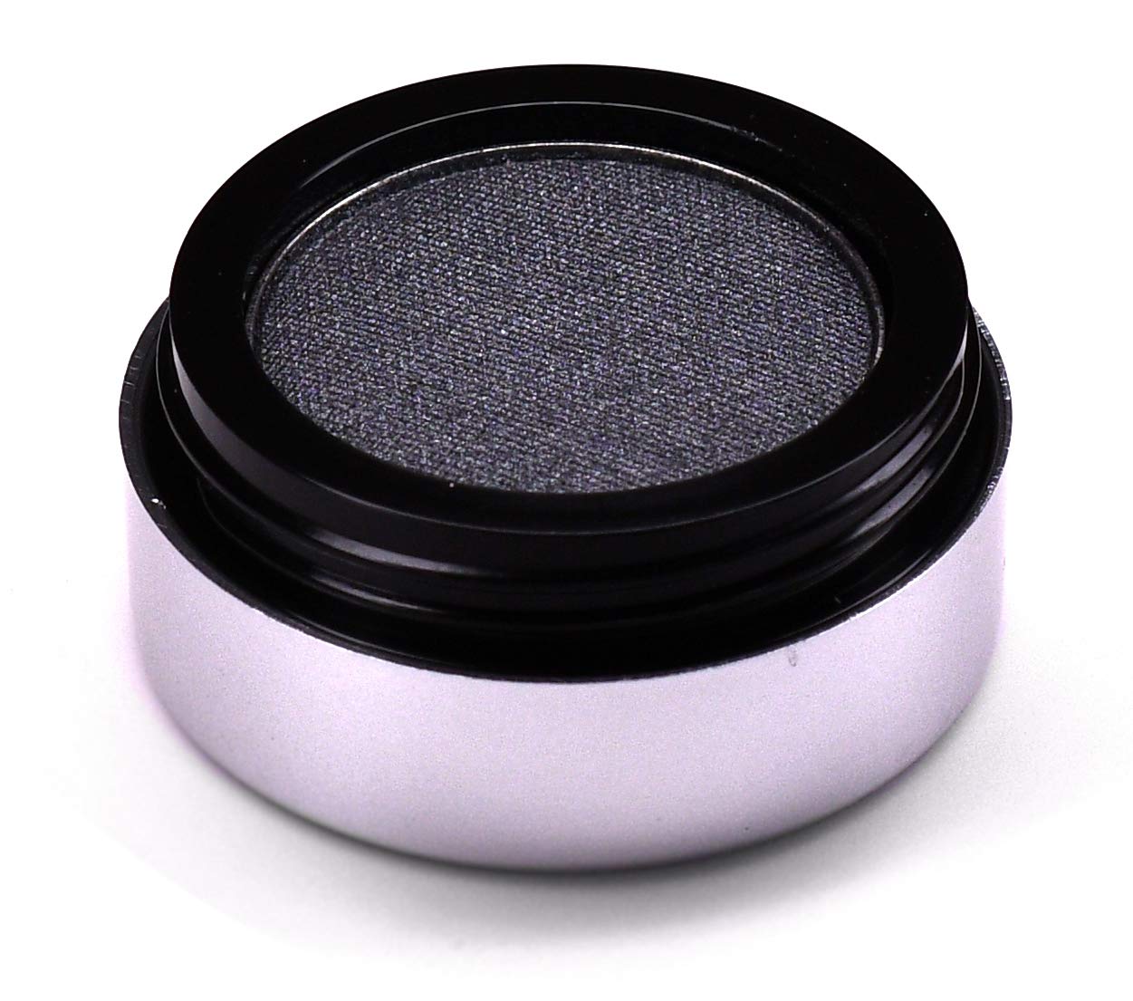 Graphite Grey Navy Smokey Shimmering Pressed Powder Single Vegan Eyeshadow; Talc, Paraben & Cruelty Free