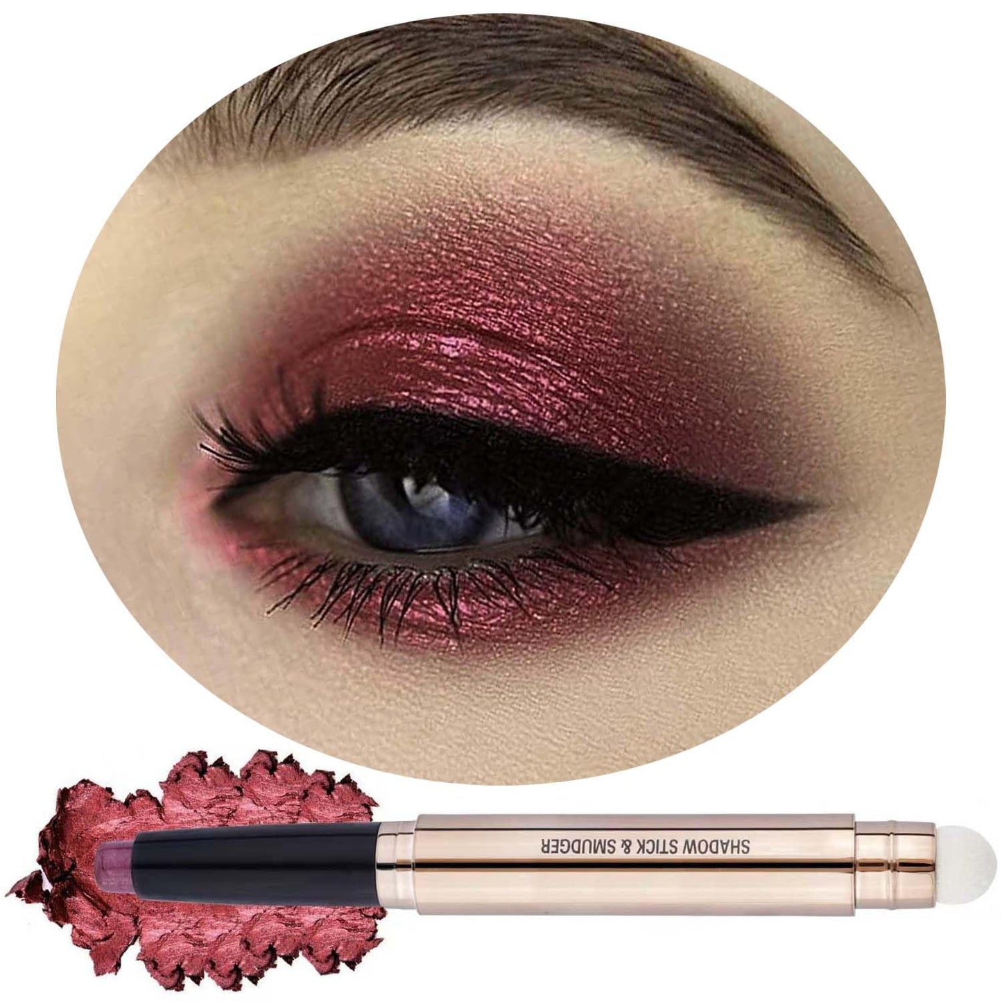 Waterproof Hypoallergenic Eyeshadow Pencil in Orchid Shimmer #09