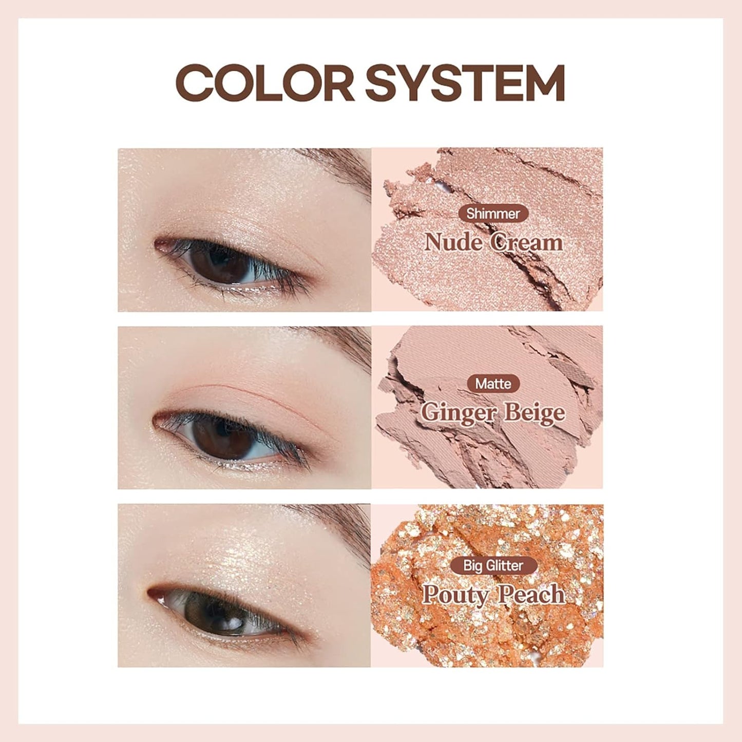 ETUDE Play Tone Eyepalette | From Eye To Cheeks | Palette With Easy Color Matching For All | Various Texture From Sheer Matte To Wet Glitters | K-beauty (Peach Gerbera)