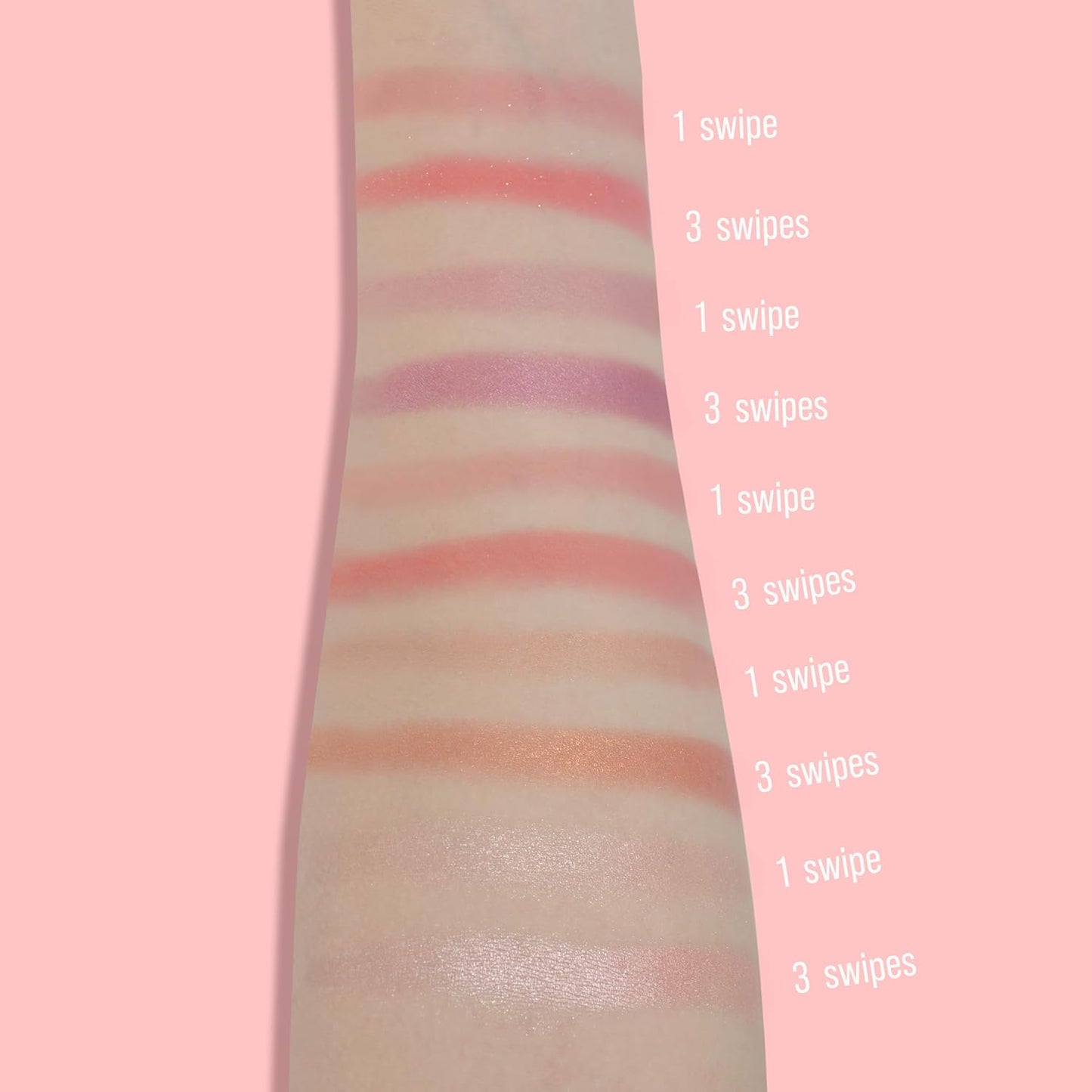 Blush Palette, Bronzer Matte Blush and Highlighter Palette, Cheek Blush Makeup, Bright Pink Blush Powder, Rose Magenta Peach Red, Talc Free