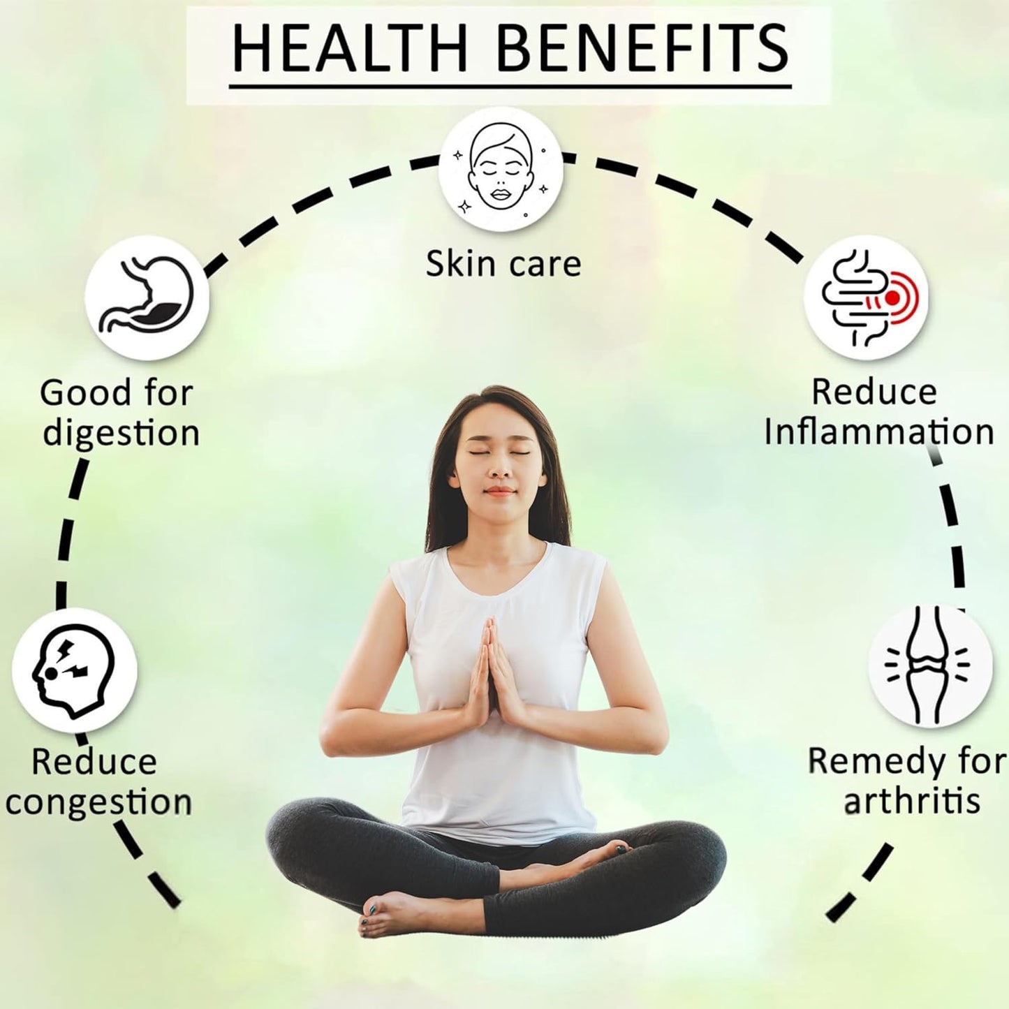 Ancient Veda Joy Organic White Sage Smudge Sticks with Flowers for Cleansing Home, Meditation, Yoga, Healing and Smudging | Sustainably Sourced California White Sage Bundles (1 Pack - 9 Inch)