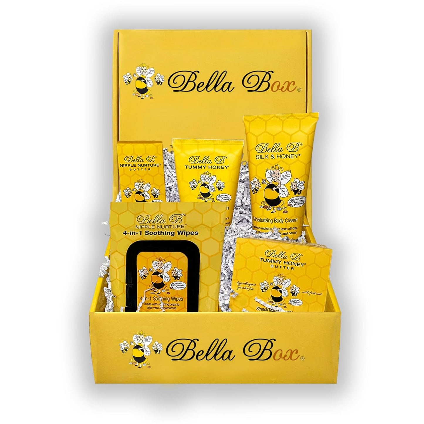 BELLA B Pregnancy & Beyond Starter Set - Skin Care Gift Set - New Mom Gifts - Gift For Mom - New Mom Gift Basket - Pregnancy Must Haves - Pregnancy Gifts For First Time Moms