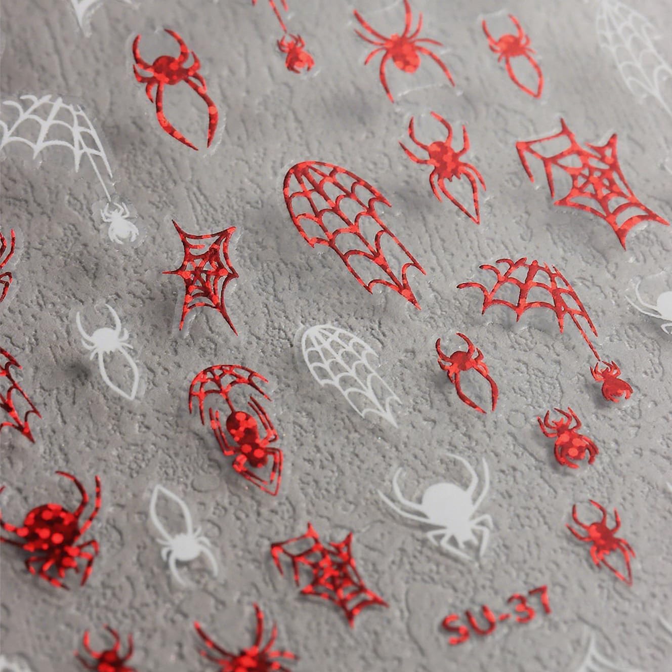 6Pcs Halloween Nail Stickers Spider Web Nail Decals DIY Self Adhesive Cobweb Nail Design Halloween Nail Decoration Supplies Holiday Manicure Accessories for Women Girls Supplies