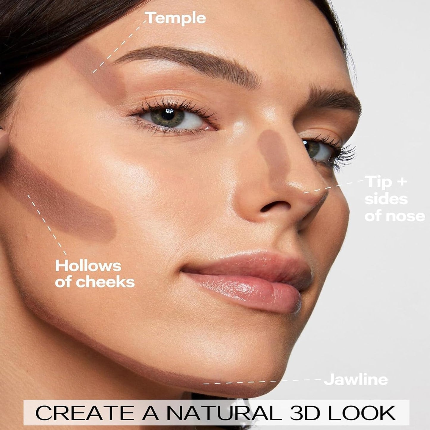 8 Colors Cream Contour Sticks Makeup Kit, Dual-Ended Concealer Stick With Soft Brush, Non-Greasy Long-Wear Face Primer Multi-Use Contouring Pen, Full Coverage Shades Corrector Concealer (01#)