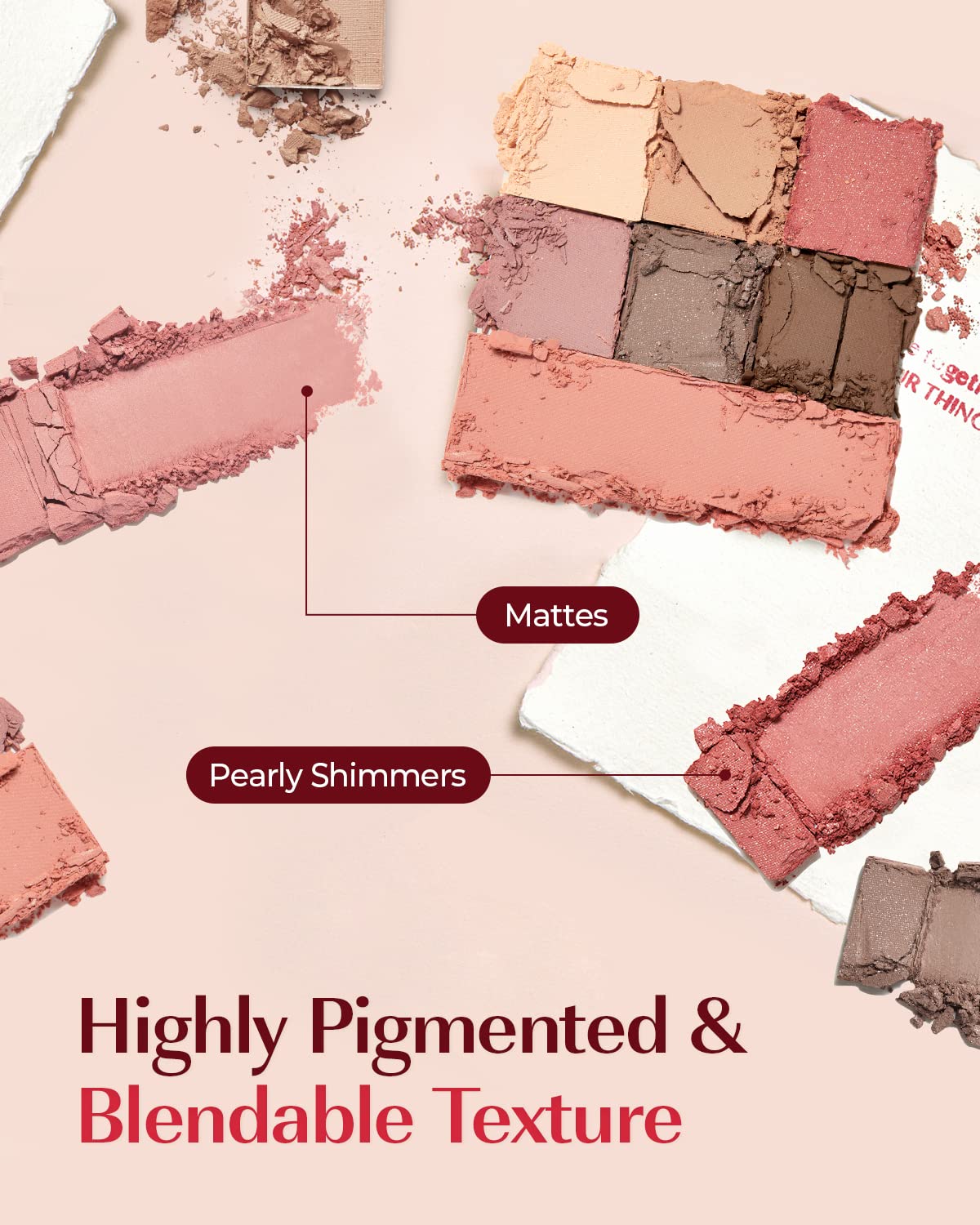 AMTS Off Sienna & Authentic Amber Eyeshadow Palettes Set, Valentine's gifts for teen girls, women | Matte Shimmer Metallic, Long Lasting