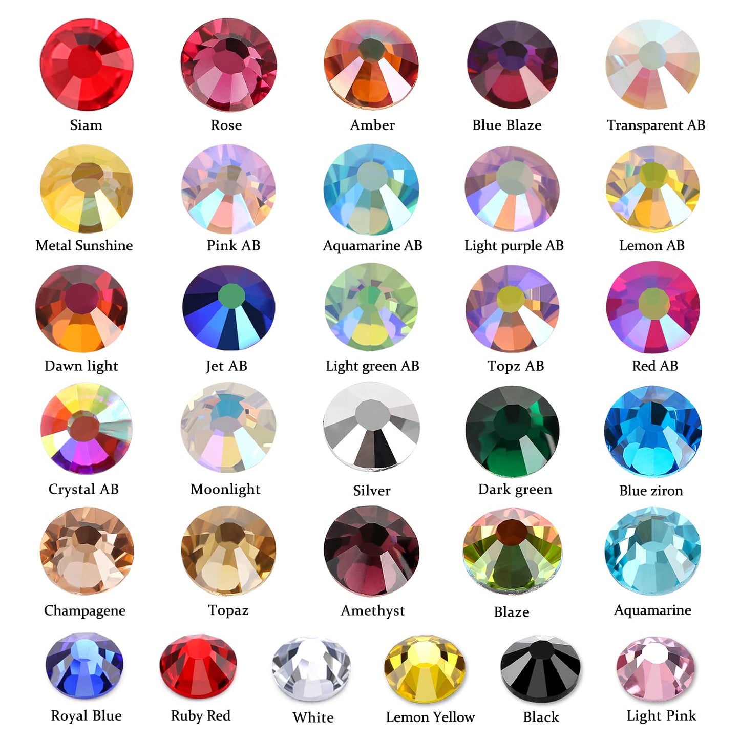 1440Pcs Light Pink Crystal Rhinestones,Glass Flatback Rhinestones Gemstones for Nail Face Makeup Art Crafts Clothes Decoration - (SS20,4.8mm,Light Pink)