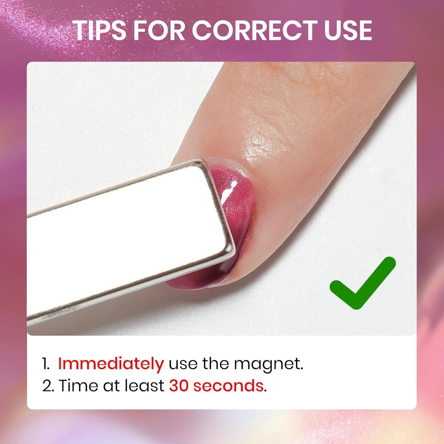 Cat Eye Nail Polish Non Gel with Magnet Quick Dry Cateye Magnetic Nail Polish for Fingernail Air Drying Fast Lacquer Manicure Gift For Women Girls 16ml, 0.54fl oz