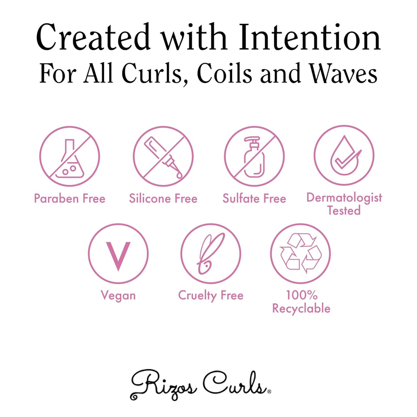 Rizos Curls Travel Apple Cider Vinegar Scalp & Hair Rinse, Clarifies to Remove Product Buildup, Balance Oils, Revive Hair & Scalp, Enhances Softness & Shine, 2.5 oz