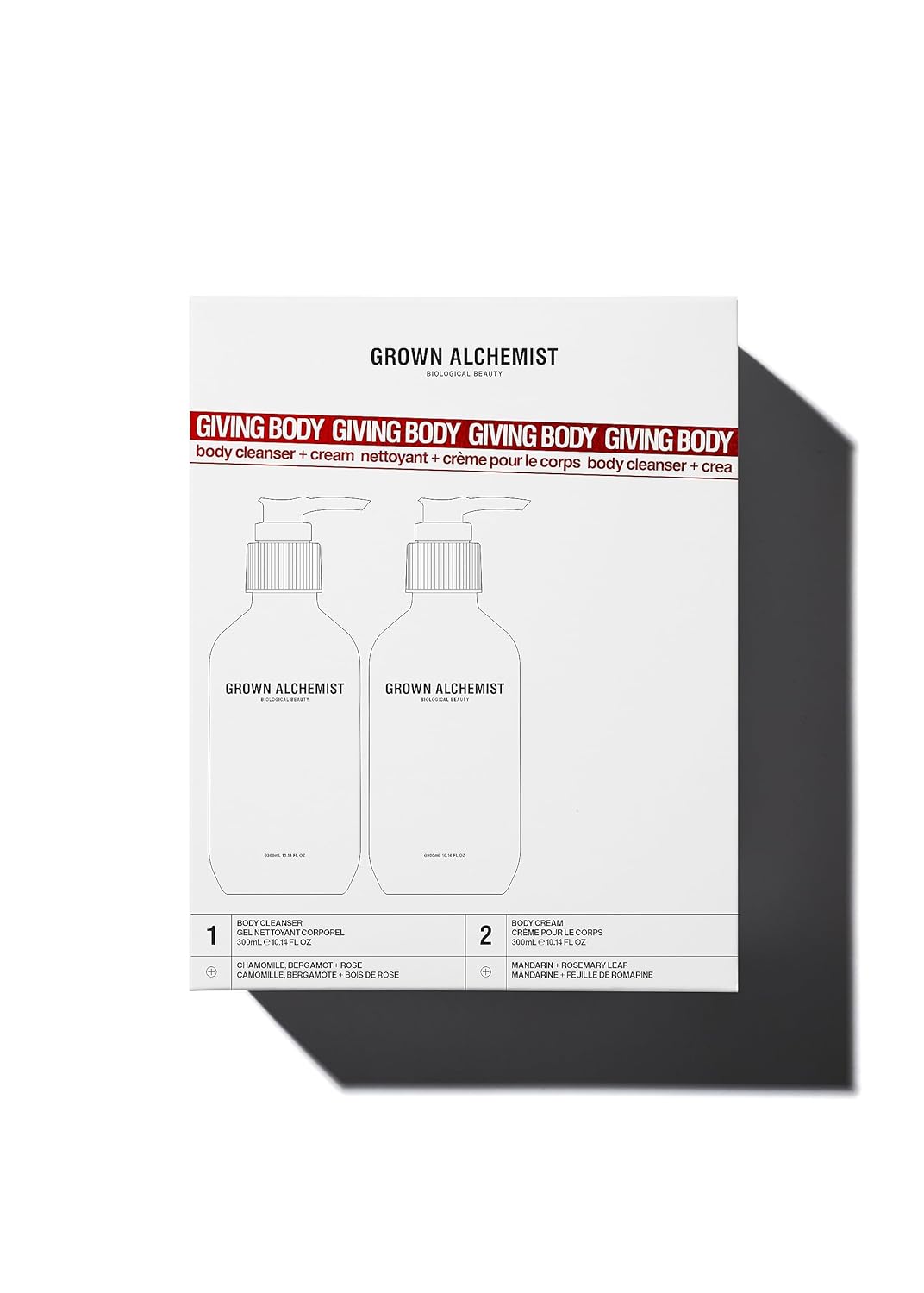 Grown Alchemist Giving Body, Body Cleansing Limited Edition Gift Set, (Body Wash + Lotion)