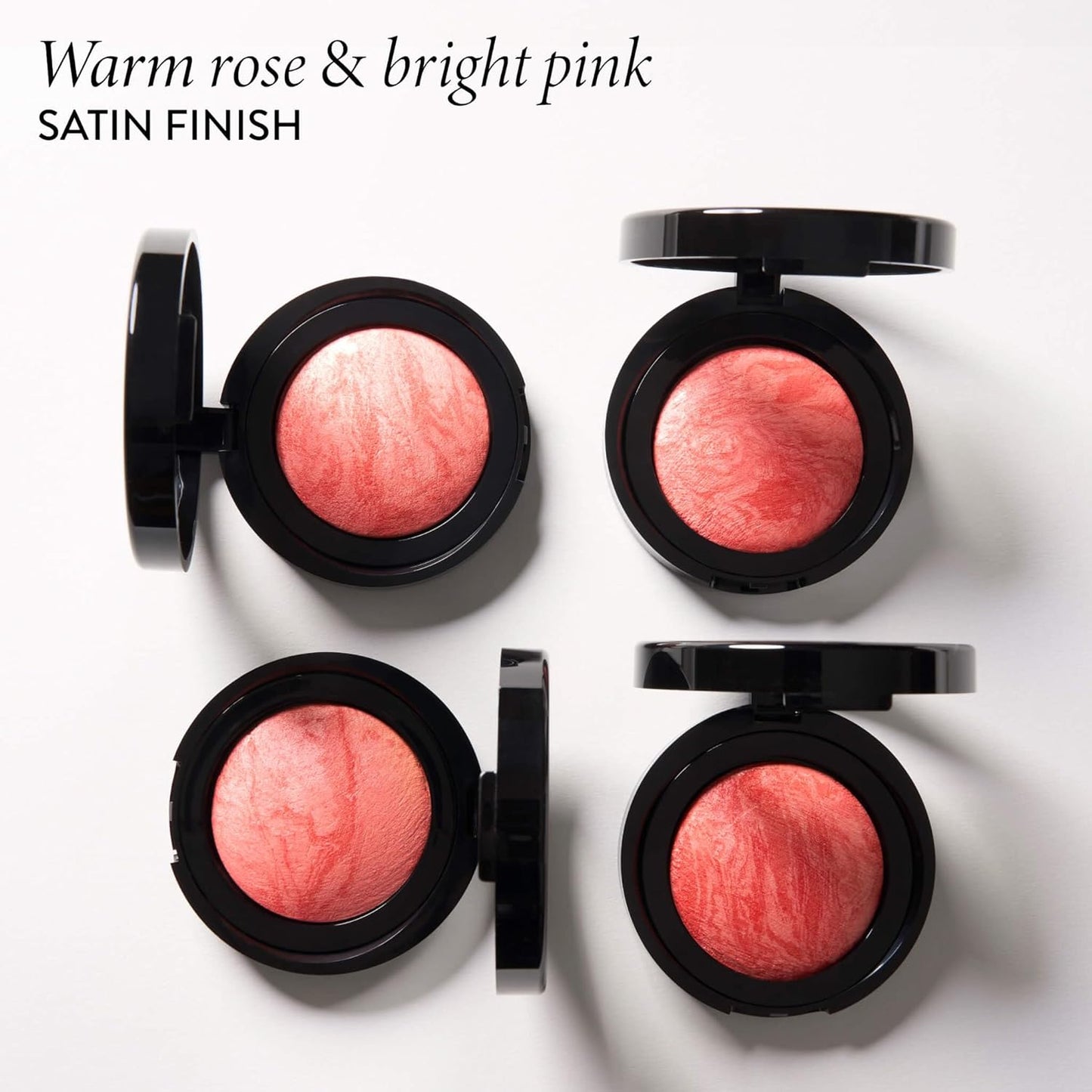 LAURA GELLER NEW YORK Baked Blush-n-Brighten Marbleized Blush for Cheeks - Cherry Custard - Natural Finish - Buildable Color