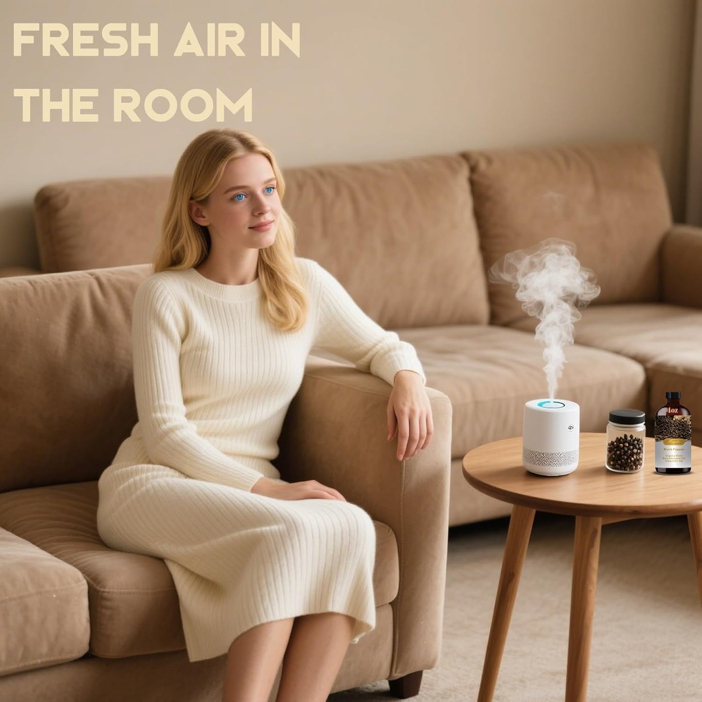 Black Pepper Fragrance Oil-Black Pepper Essential Oil 4.33oz (130ml)-100% Pure Natural Scent for Diffusers, Candles, Soap Making & Aromatherapy-Relaxing Home & Gift Essential Oil for Bath, Massage