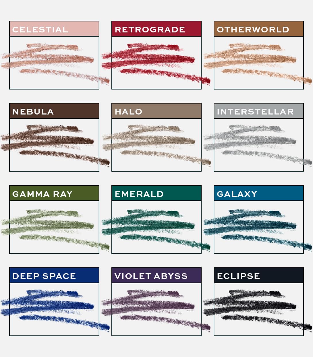MAKE Beauty Continuum Waterproof Gel Eyeliner Pencil. Creamy, Pigmented Multi-Use, including Waterline with Built-in Sharpener and Blending Brush. Smudge-Proof Makeup. Shade - Halo, Taupe