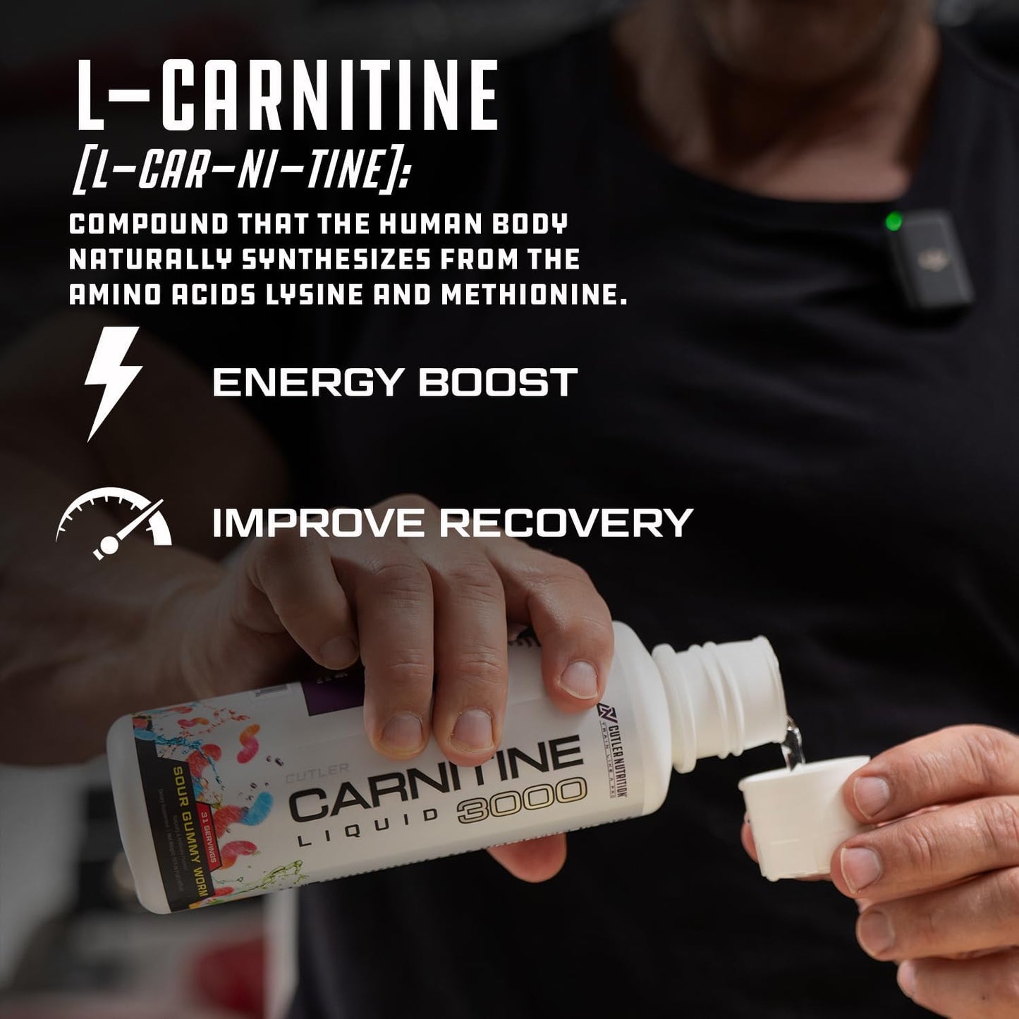 Cutler Nutrition Liquid Carnitine 3000 Contains Carnitine, Acetyl L Carnitine, L Carnitine Tartrate for Energy and Metabolism Support with B Vitamins | Watermelon Flavor | 31 Serves