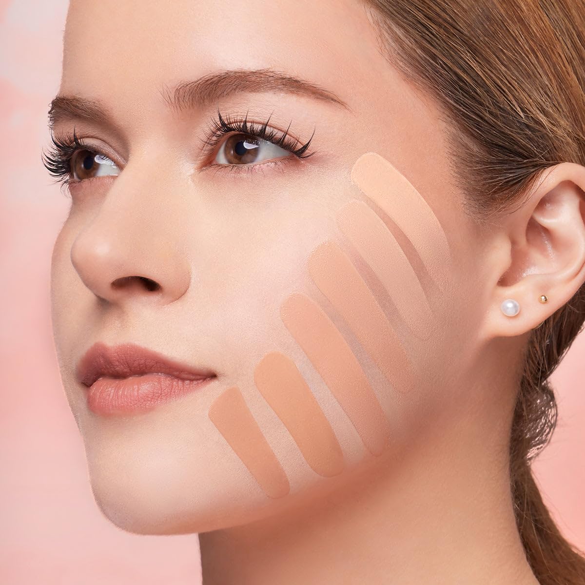 Beauty Bundle Beauty Creations Pink Cloud Pink Loose Setting Powder & Amorus Cloud Blur Matte Balm Foundation, Minimizes Pores, Matte Finish 14HR Shine Control (Light Umber)