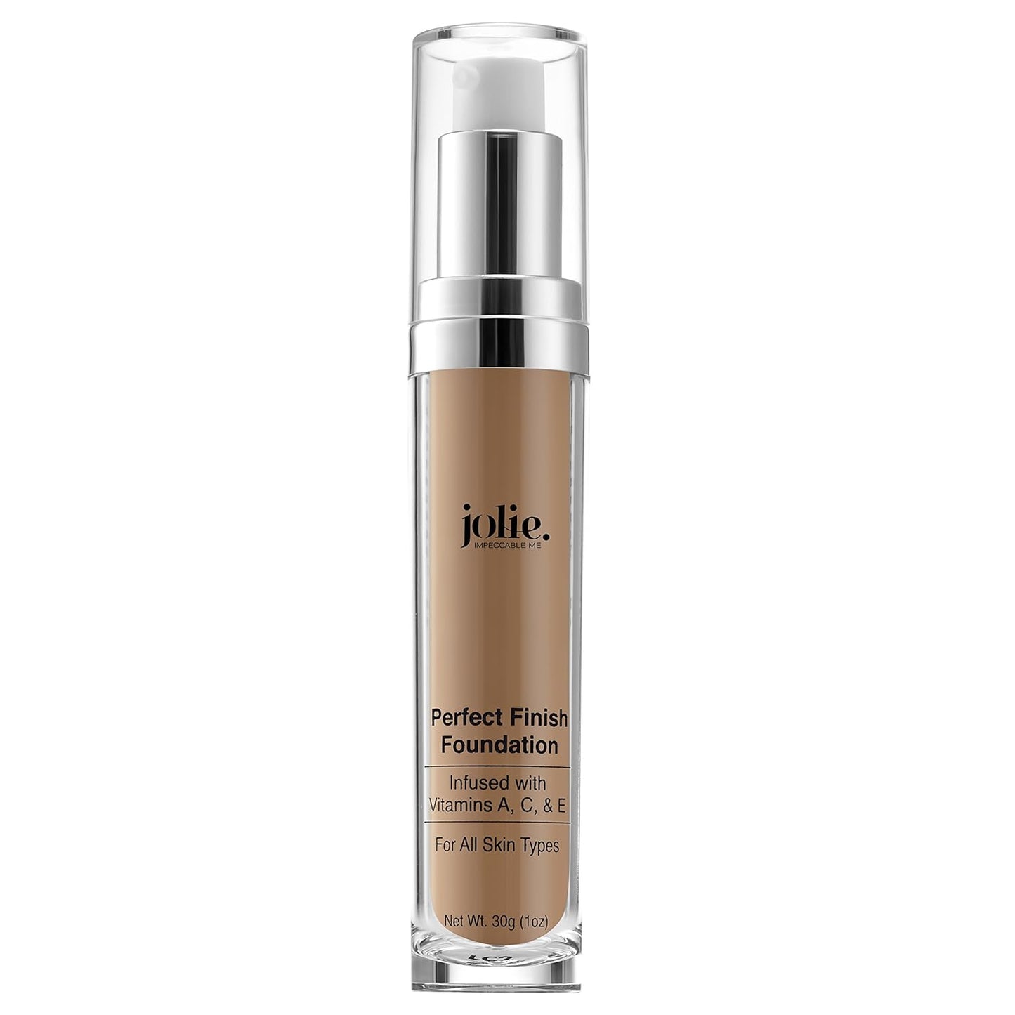 Jolie Perfect Finish Liquid Foundation Makeup SPF 15 Oil Free (MW3)