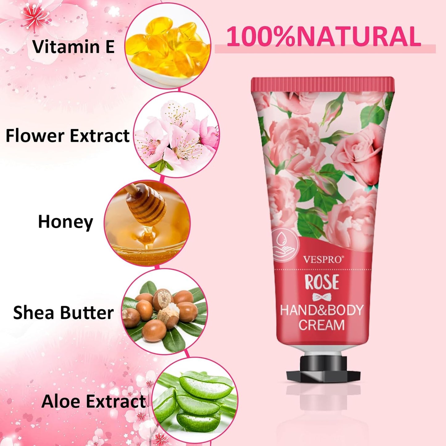 182 Pack Hand Cream Set For Women, Hand Lotion for Bridal Shower Favors, Thank You Gifts, Bridesmaid Gifts, Birthday Gifts and Small Gifts for Women, Hand Lotion Travel Size for Dry Cracked Hands