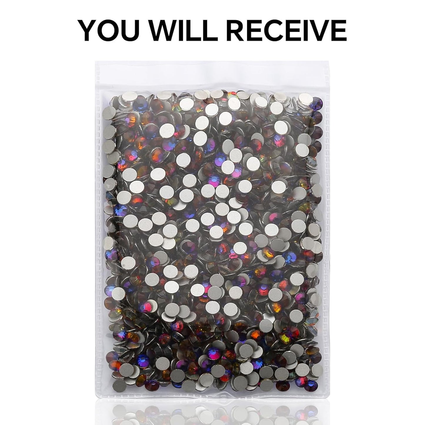 1440Pcs Blue Blaze Crystal Rhinestones,Glass Flatback Rhinestones Gemstones for Nail Face Makeup Art Crafts Clothes Decoration -(SS12,3.0mm,Blue Blaze)