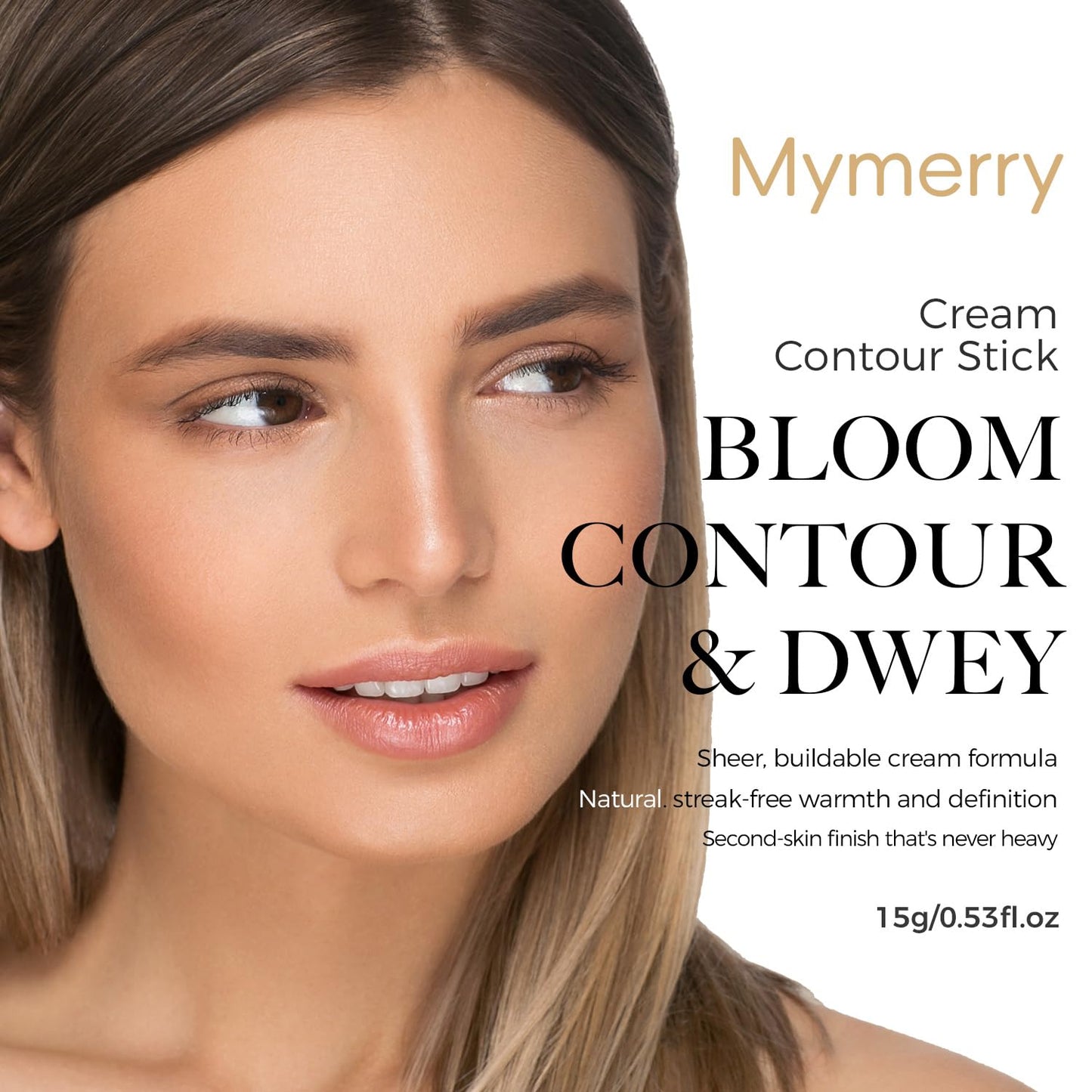 2Pcs Contour Stick Makeup，Cream Blush for Cheeks, Contour Stick + Blush Stick for Dewy Makeup Look，Long-Wear & Hydrating Formula | Contour Stick + Blossom Blush for Light to Light Medium…