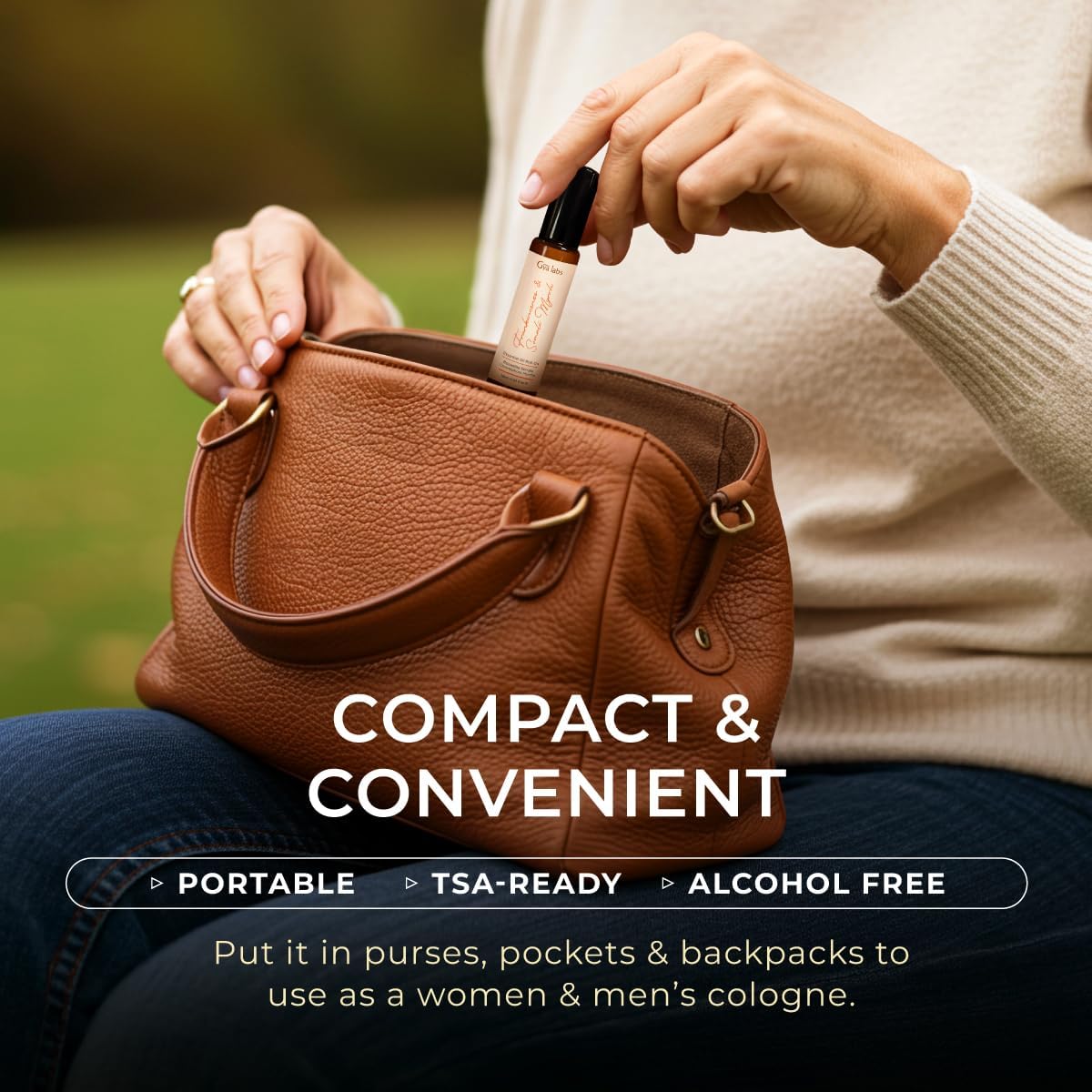 Gya Labs Frankincense and Somali Myrrh Essential Oil Roll on - 100% Pure Natural Frankincense for Face, Myrrh for Skin, Body Ache Comfort, Aromatherapy, Travel Size (0.34 Fl Oz)