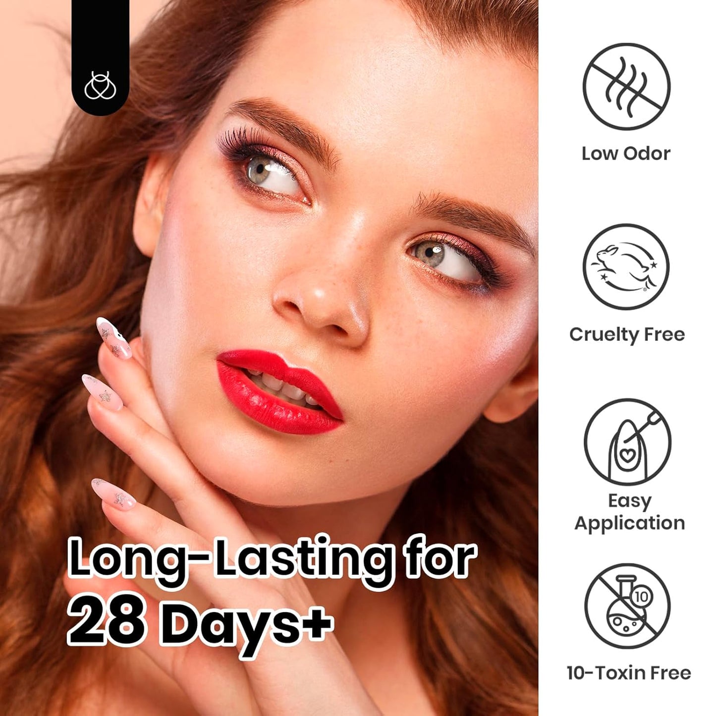 Beetles Nail Art Polish- 2 Colors Cat Eye Liner Gel Polish Gold Sliver Glitter Gel Nail polish Soak Off UV Built Thin Nail Brush in Bottle Gifts for Women