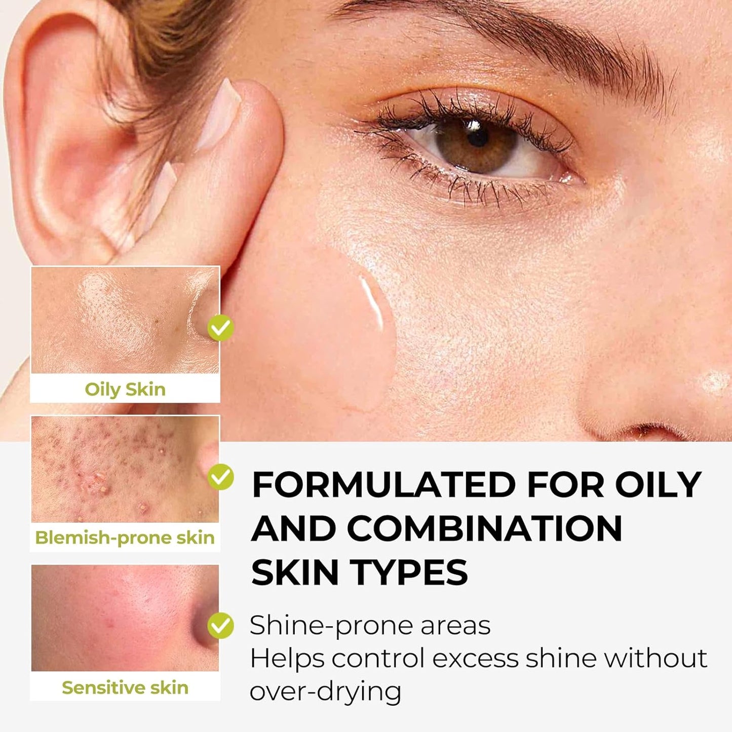 2% Salicylic Acid Face Serum for Oily, Blemish-Prone Skin - Treatment with Witch Hazel to Control Oil, Minimize Pores, Exfoliating & Soothing Skin - For Men & Women, 1.01 Fl Oz.