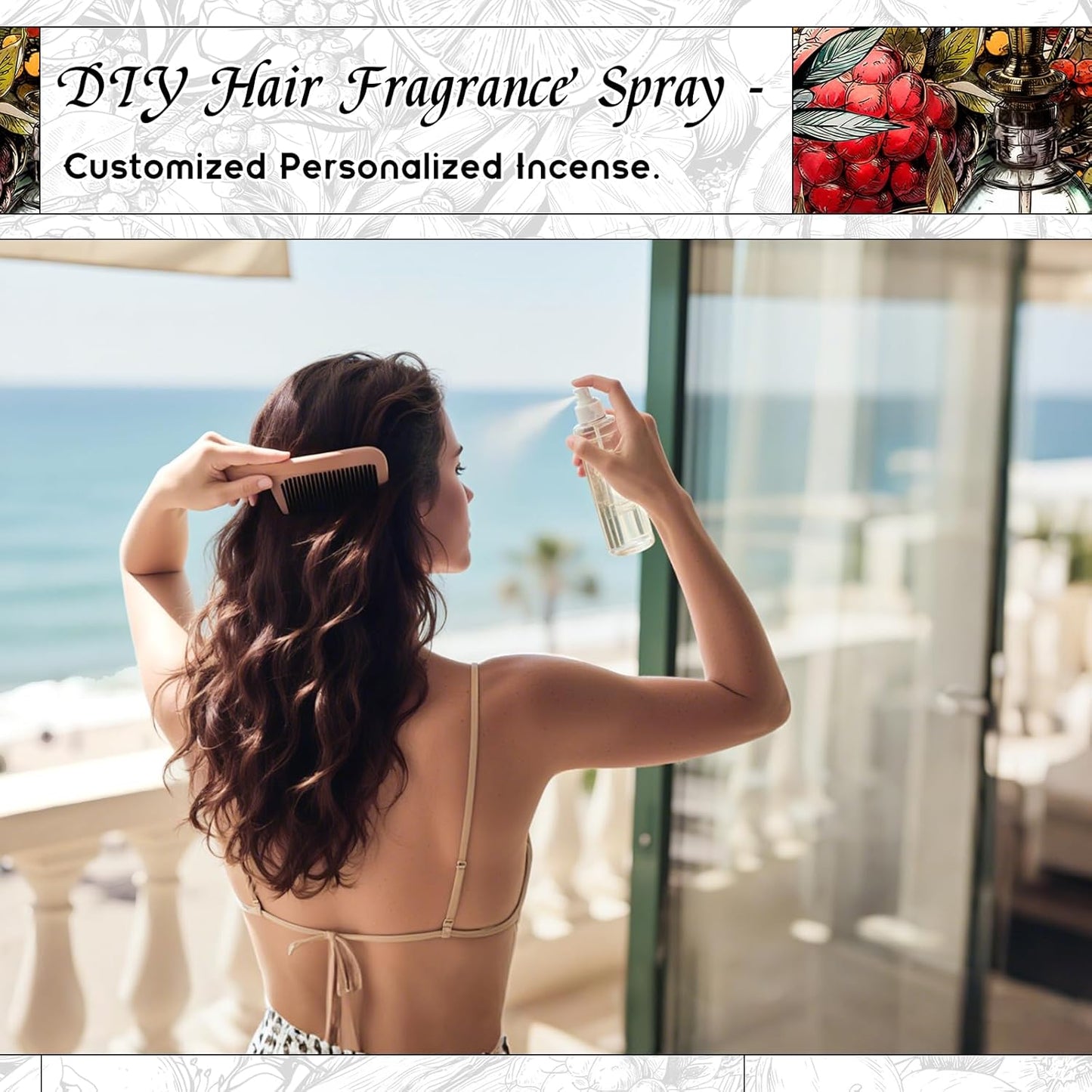 HIQILI Run Wild Fragrance Oil for Candle & Soap Making, Inspired by Cl.Klein E-Scape, Women's Perfume, Fresh Scents for Reed Diffuser, Wool Dryer Balls - 5.07 Fl Oz