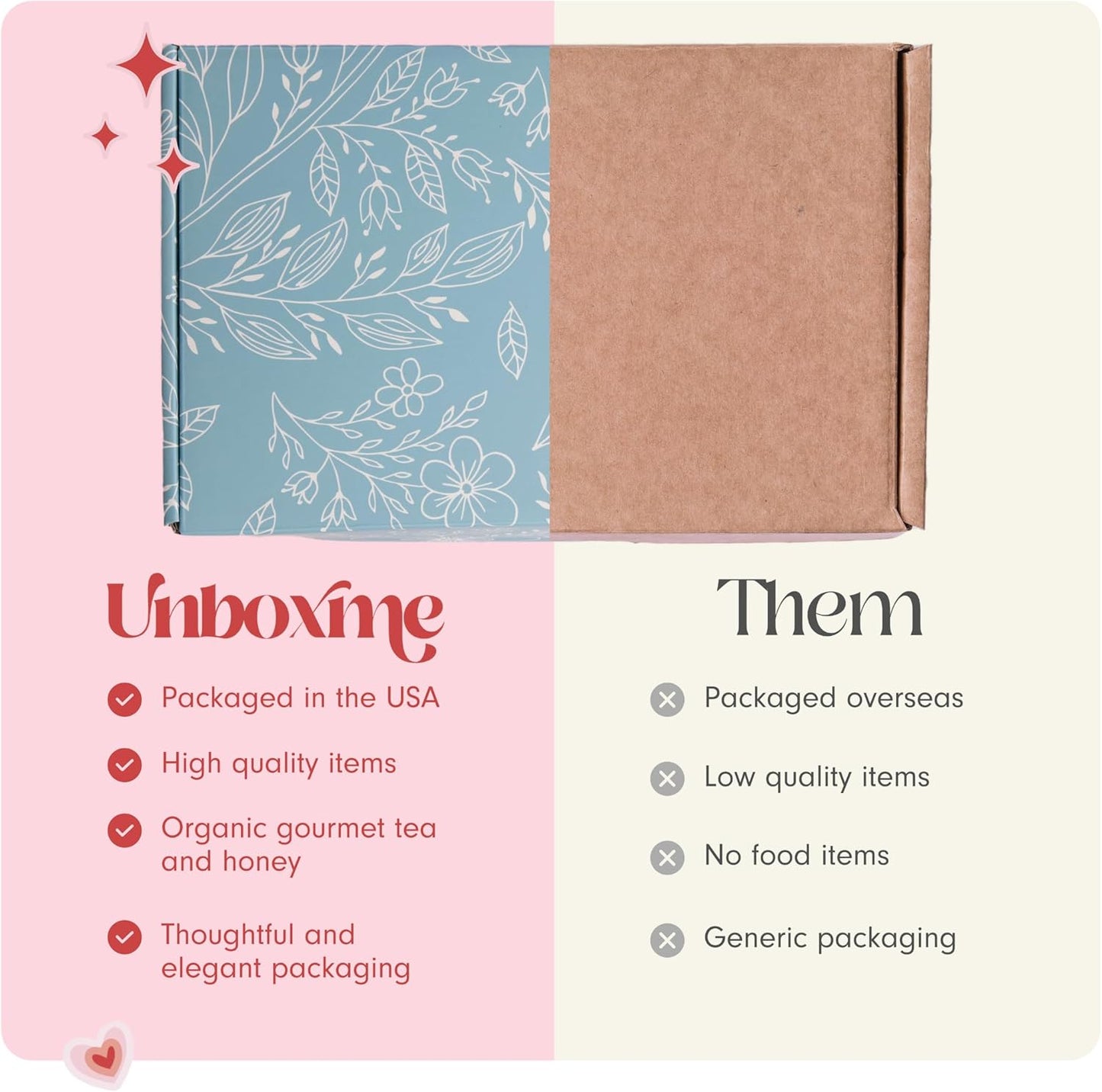 Unboxme Lavender Spa Gift Set - Relaxation Gifts For Women - Get Well Soon Gift Basket with Scented Candle, Bath Bomb, Soap ("Get Well Soon" Greeting Card, Classic Lavender Collection)