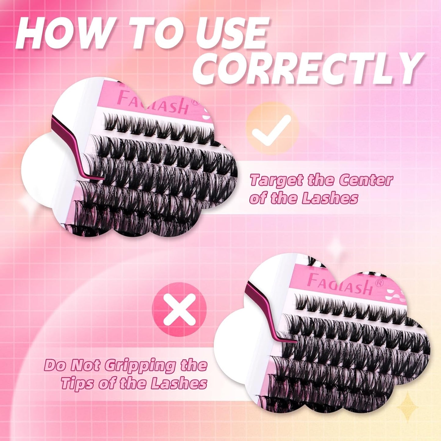 Cluster Lashes D Curl Lash Clusters 280 Pcs Lash Extension Clusters Individual Lashes Soft DIY Eyelash Extensions Mixed Tray Eyelash Clusters Natural Look (40D+60D-0.07D, 8-20mm)