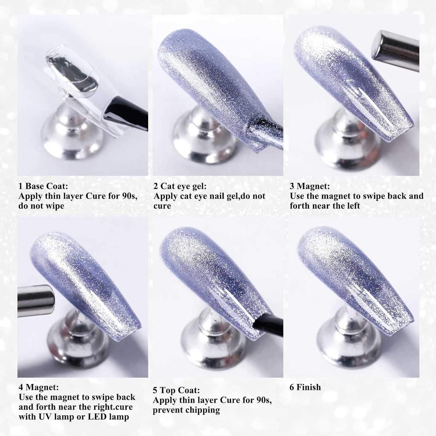 Imtiti Smile Gold Green Color Gel Nail Polish, 0.5fl oz Dopamine Cat Eye Spring Summer UV Nail Polish with Magnetic Stick, 15ML