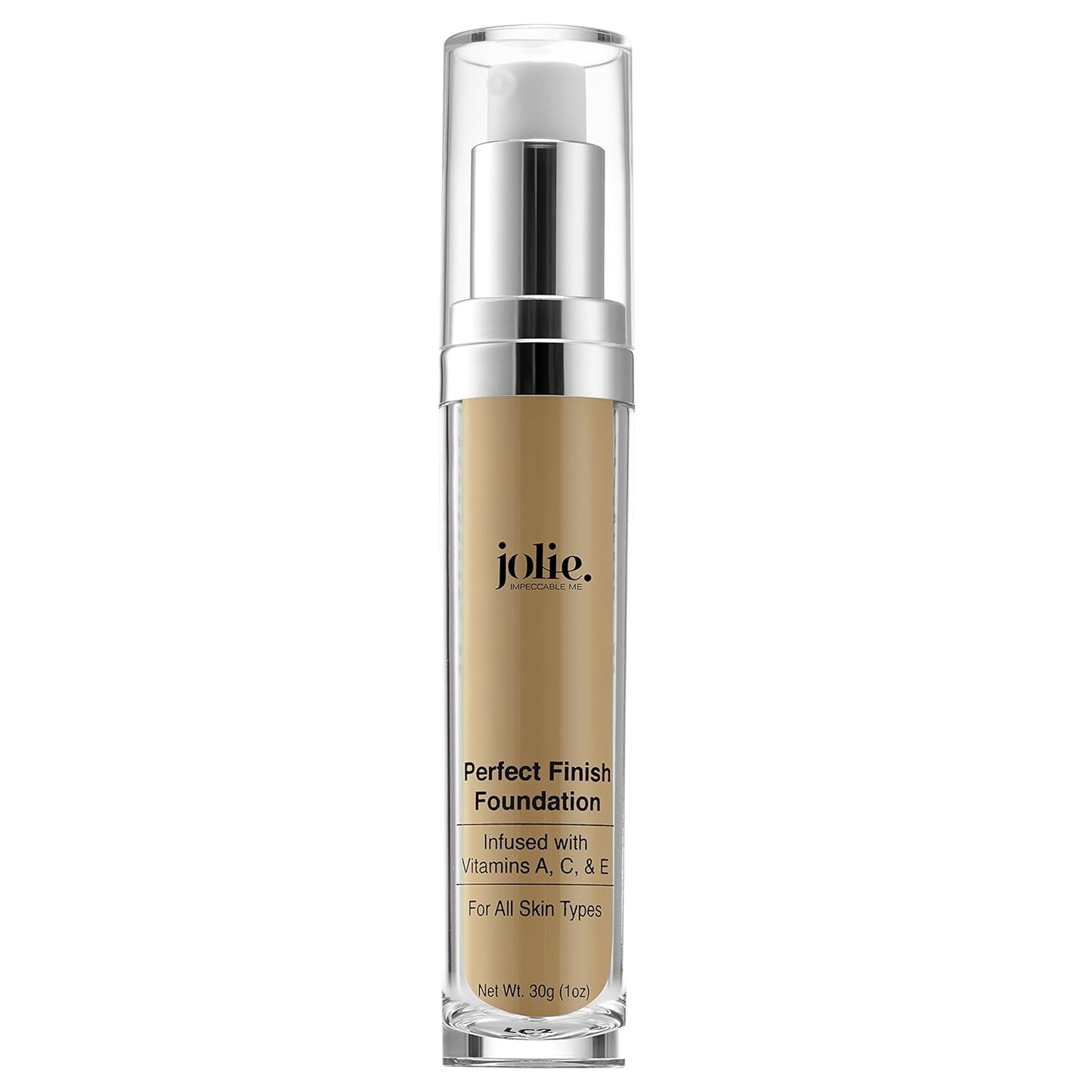 Jolie Perfect Finish Liquid Foundation Makeup SPF 15 Oil Free (MW1)