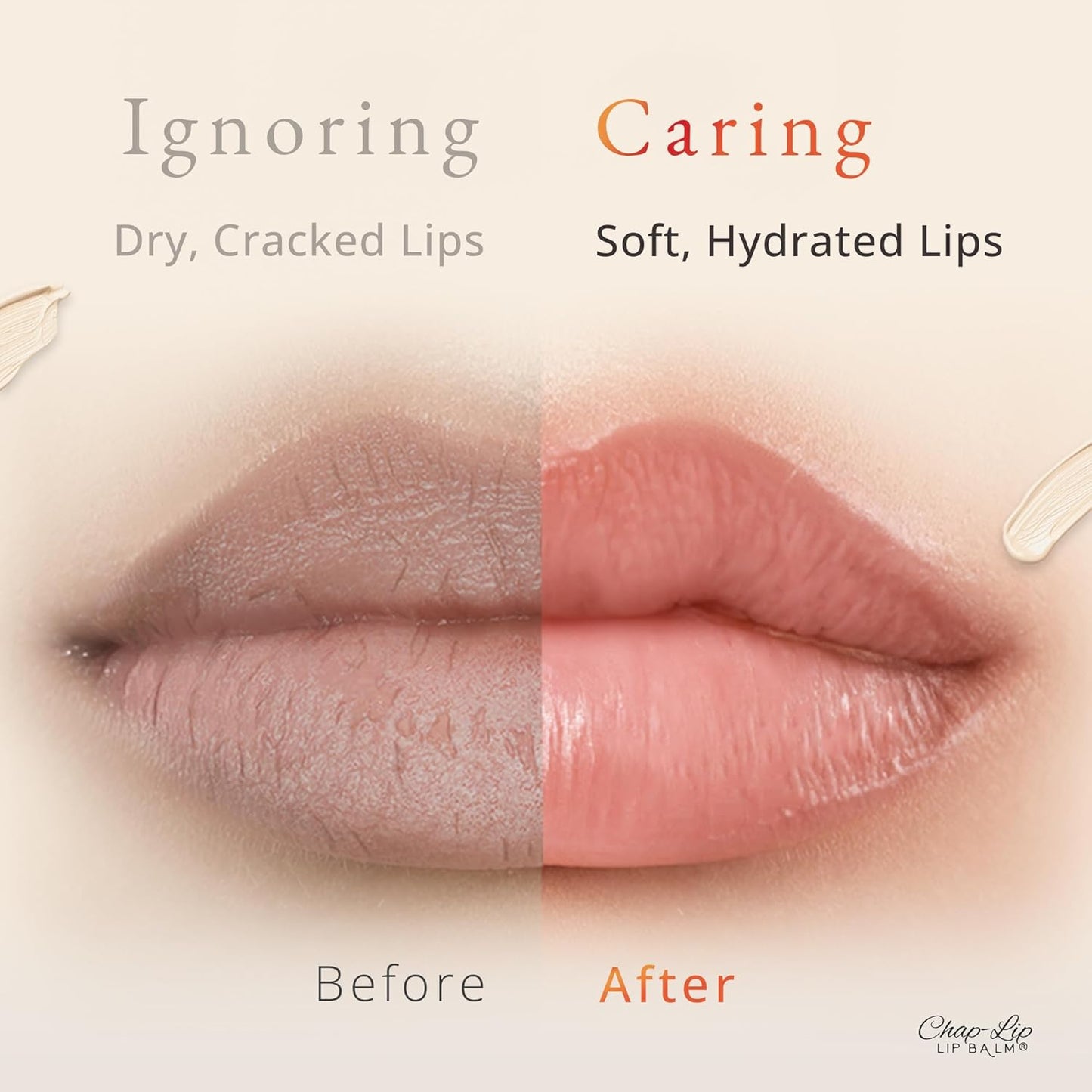 CHAP-LIP Original Lip Balm Hydrating Bulk Chap Stick with Fruit Flavors, Coconut Oil, Cocoa Butter - Christmas Gift Stocking Stuffers Lip Therapy Pack for Men and Women - Made in USA, 60 Pack x 12 Box