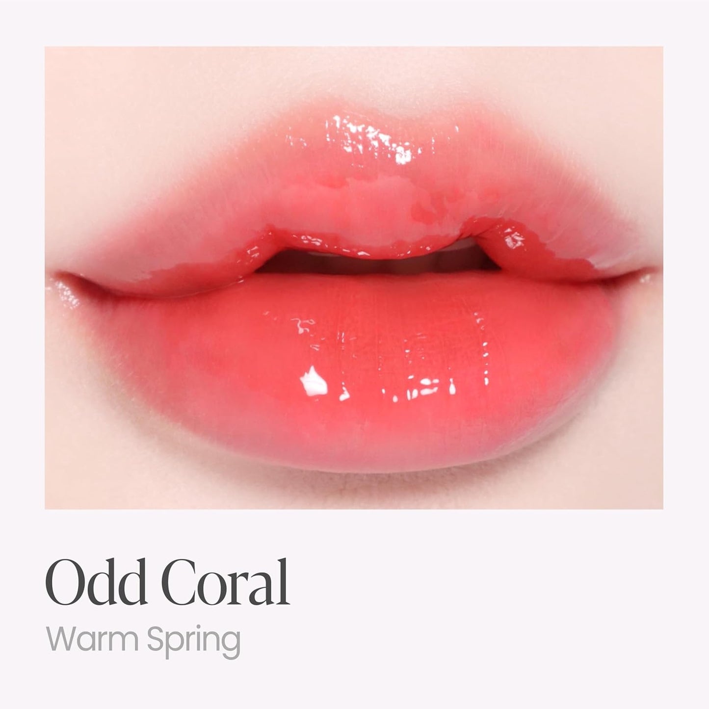 Espoir Couture Lip Tint Glaze #2 Odd Coral 0.14oz | Volumizing Lip Stain with Syrupy Shine | Long-Lasting & Vibrant Color for Radiant Lip Look | Moisturizing & Glossy Lip Tint | Korean Lip Makeup