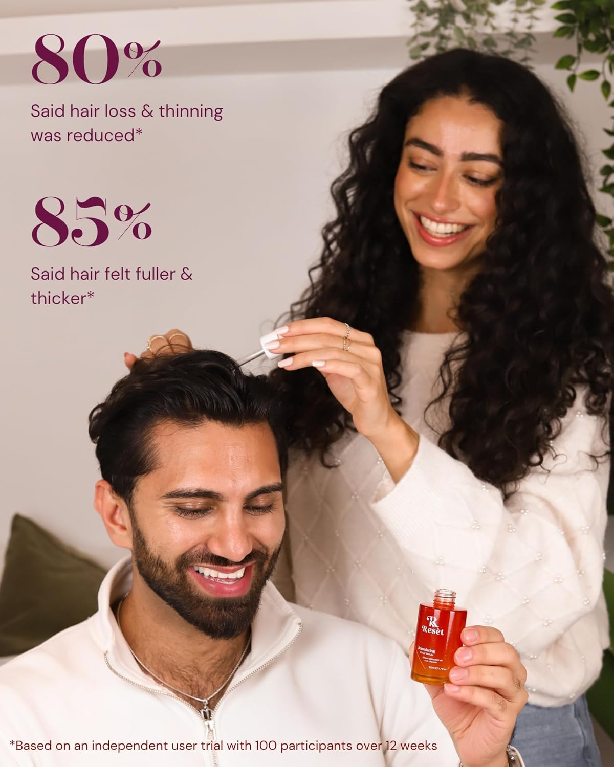 Hair Growth Serum with Caffeine, Probiotics, Aloe Vera | Promotes Hair Growth, Scalp Care, Thickness | Hair Loss Treatment for Women & Men, 50ml