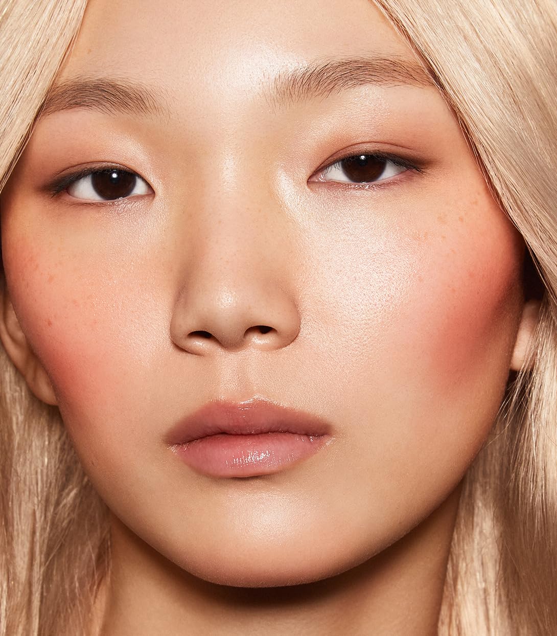 MAKE Beauty Heat Stroke Cream Blush Stick for Cheeks with Natural Hydrating Dewy Finish. Creamy Gel Blush Balm - Shade Spice, Deep Pink Nude Cheek Tint