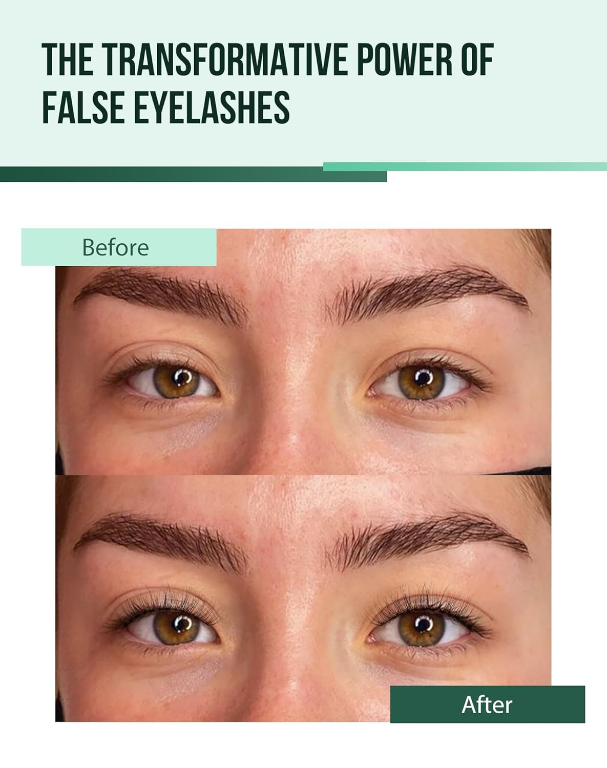 Eyelashes Natural Look Wipsy Lashes Natural Fake Lashes Clear Band Lashes Fluffy Mink Lashes Strip Lashes 12MM Demi Wispies Eyelashes