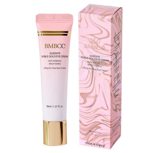 BMBCO 24K Gold Eye Cream – Dark Circle & Wrinkle Treatment, Hydrating & Brightening Under Eye Care, Anti-Aging & Firming for Fine Lines, Korean Skincare for Women & Men