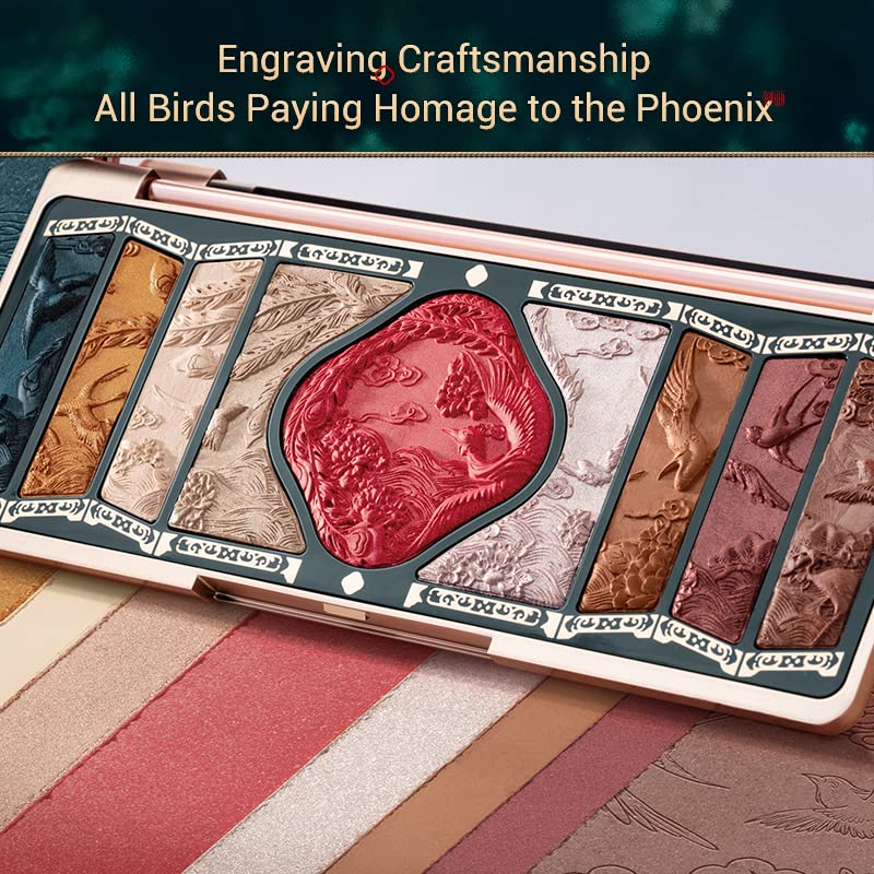 FLORASIS Floral Engraving Phoenix Makeup Palette (01 Gold Brown)