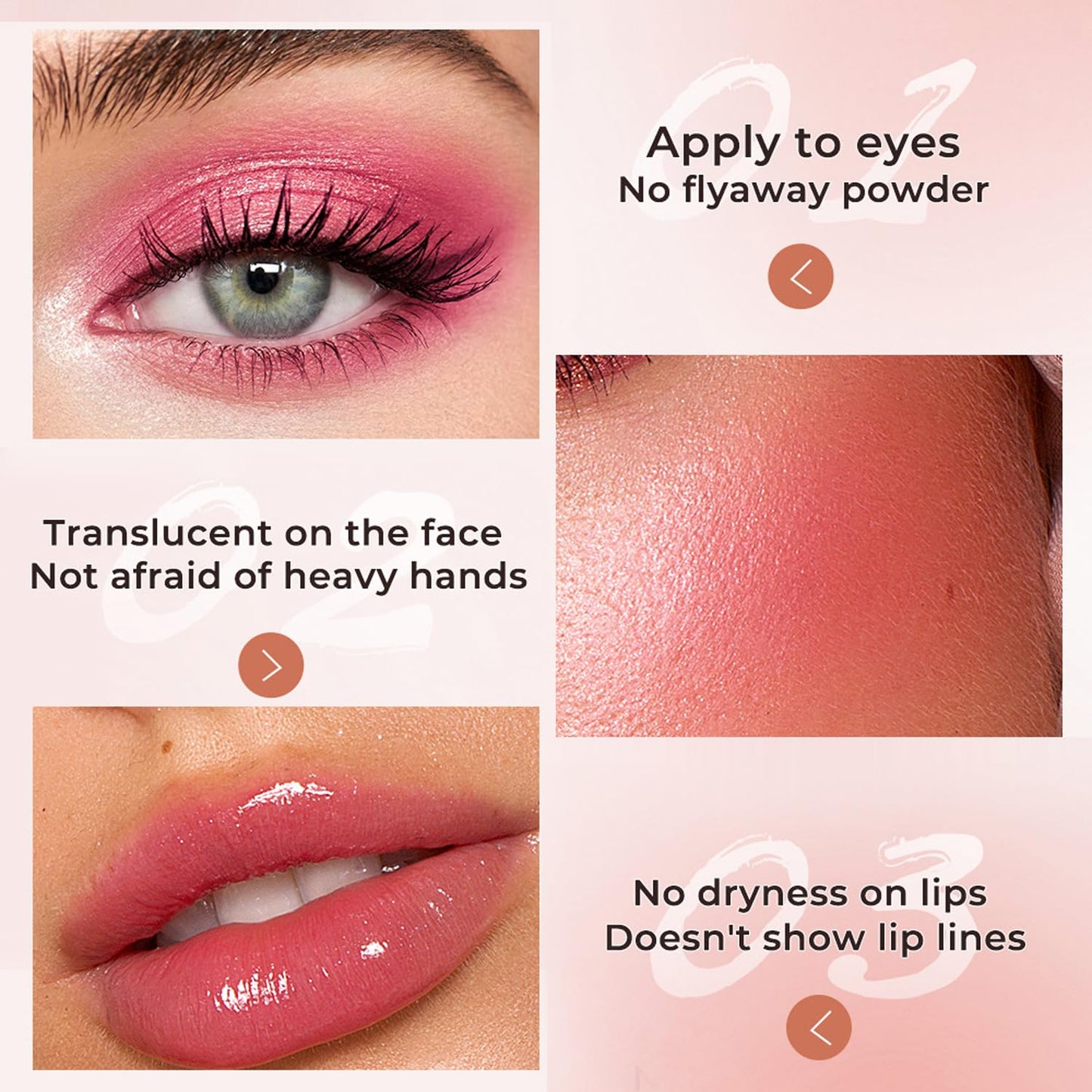 Cream Blush Makeup, Natural Pink/Black Glossy Face Blusher, Color Changing Cream Blush for Cheek and Lip Tint, Blendable Formula, Matte and Dewy Finish Lightweight Blush Makeup (Black, One)